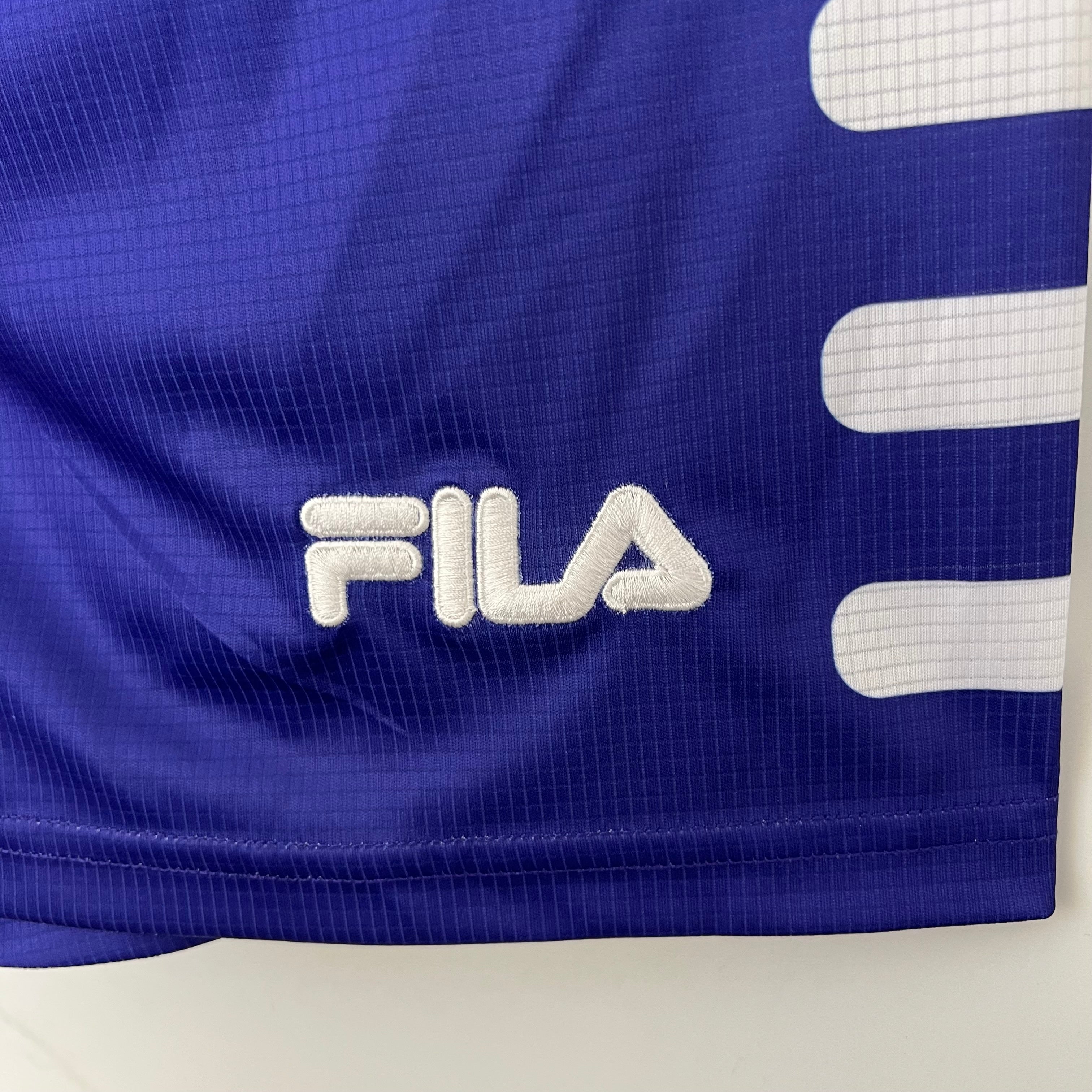 1990s Fiorentina Retro Football Shorts | Blue White Home