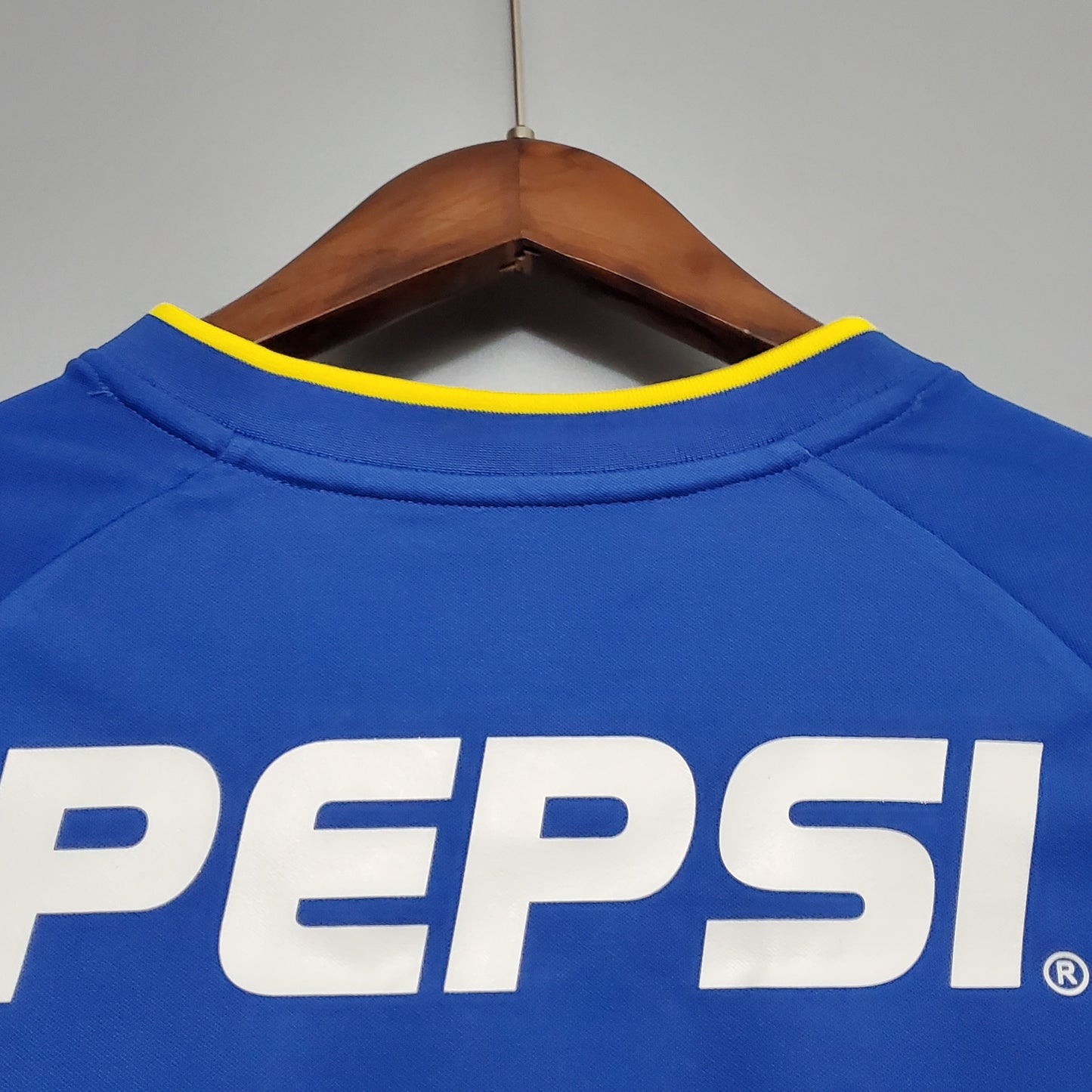 2000s Boca Juniors Retro Football Shirt | Blue Yellow Home