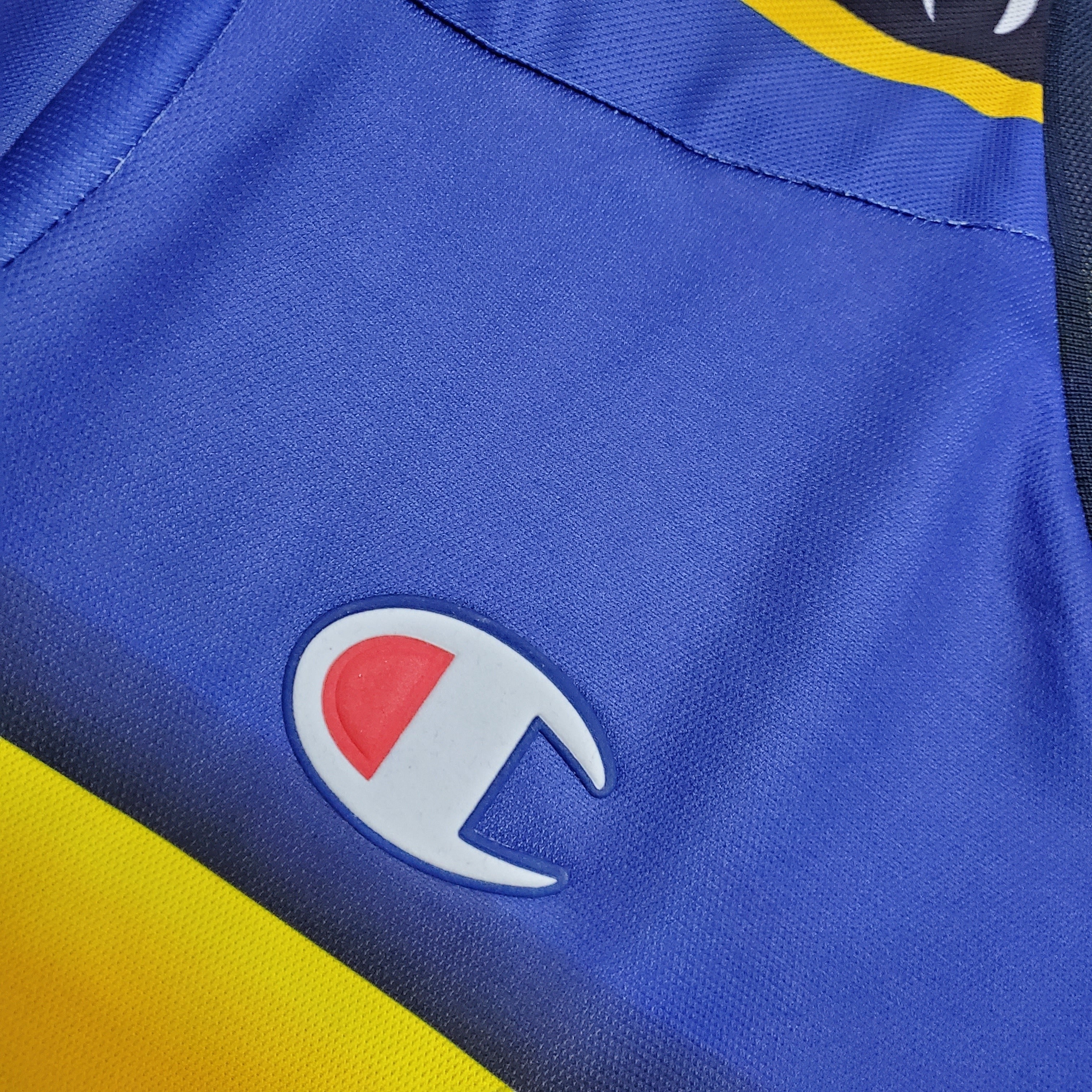 1990s Parma Retro Football Shirt | Blue Yellow Home