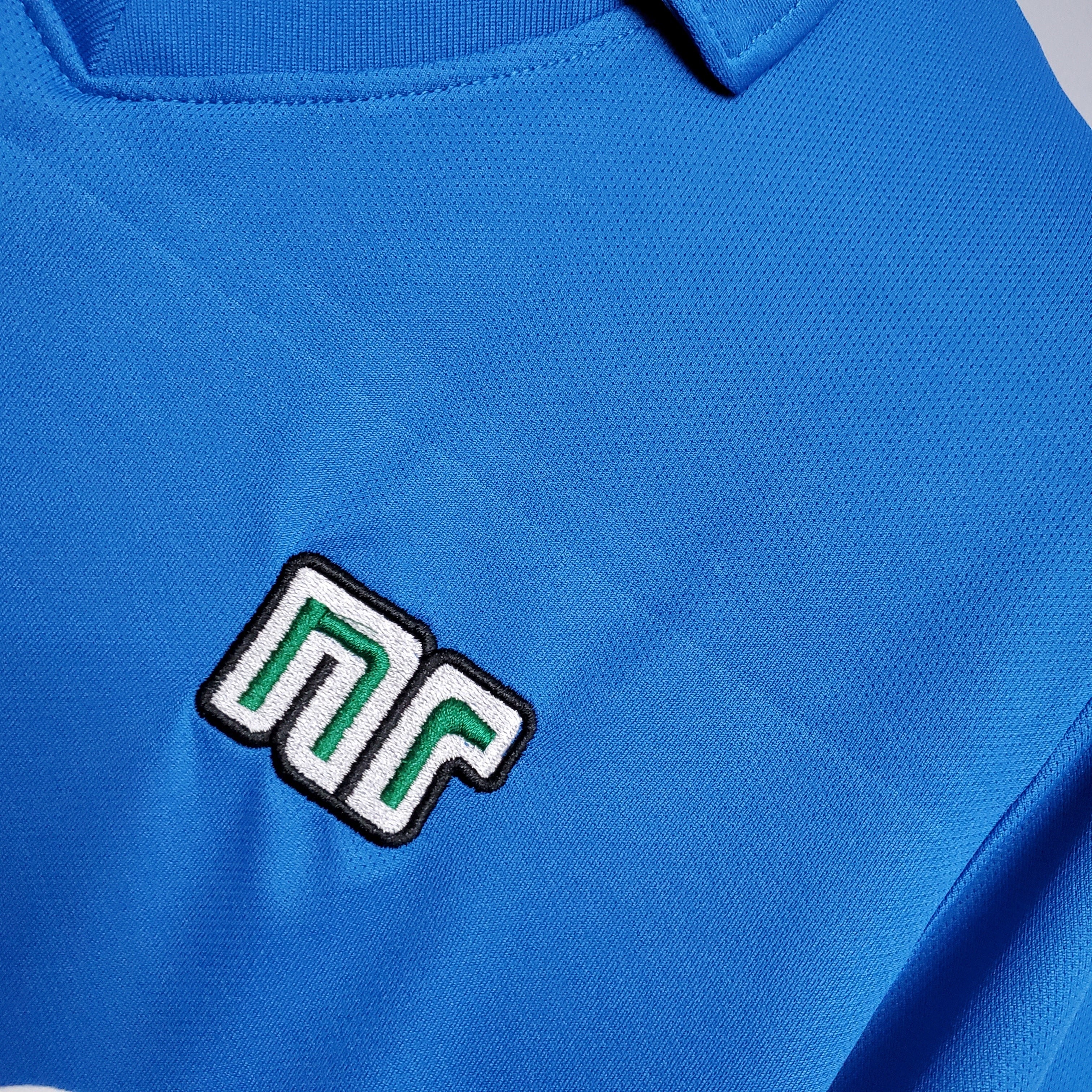 1980s Napoli Retro Football Shirt | Blue White Home