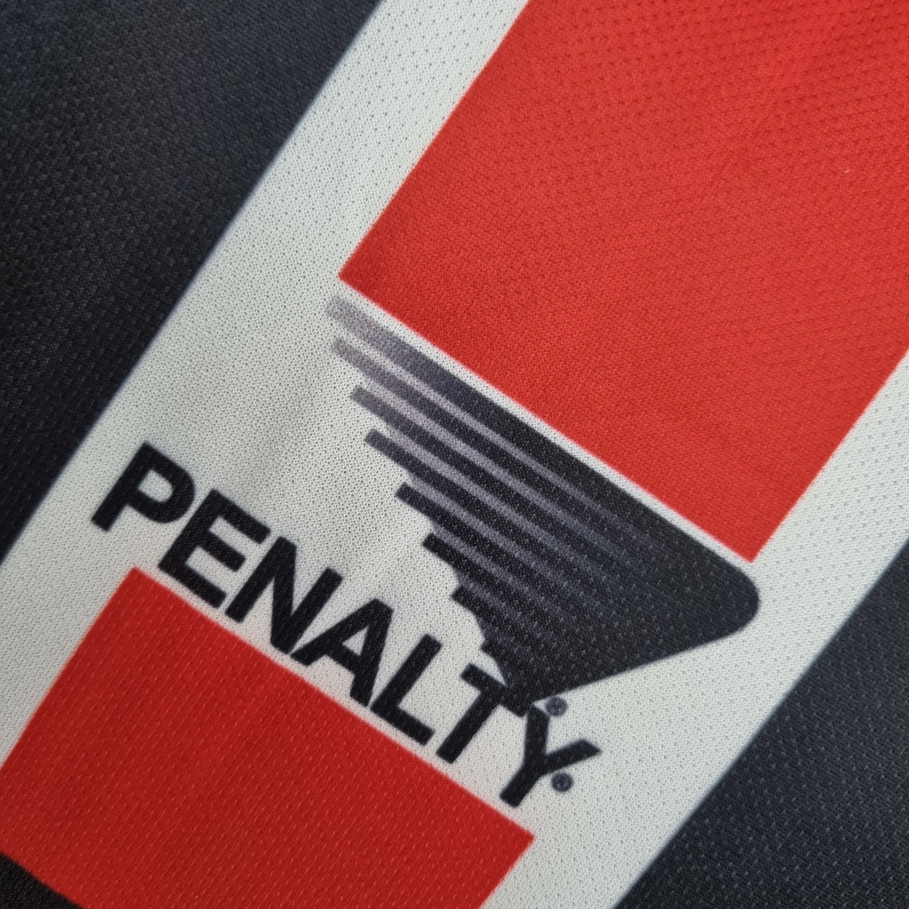1990s Sao Paulo Retro Football Shirt | Red Black Home
