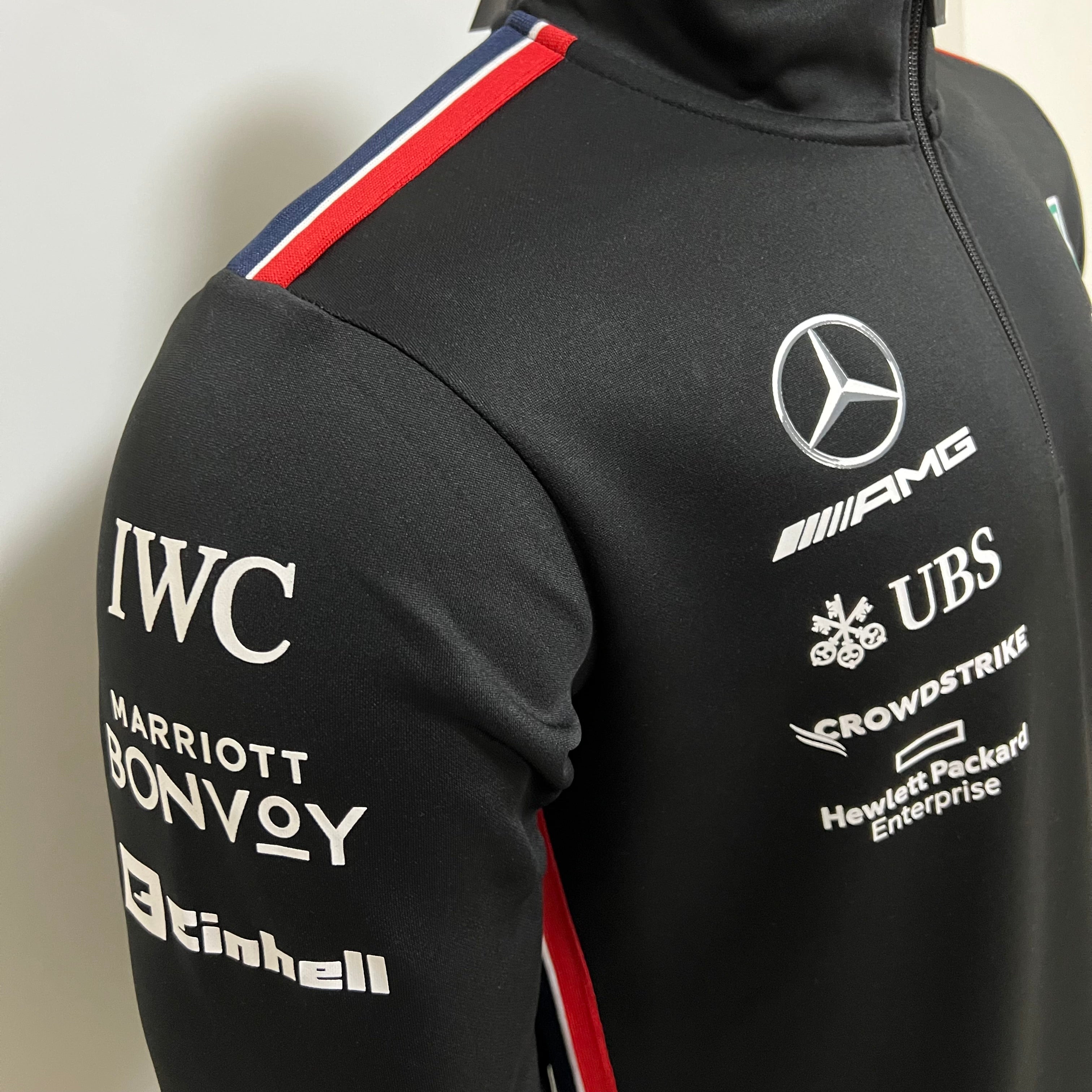 Mercedes F1 2023 Jacket – Player Fit | Black