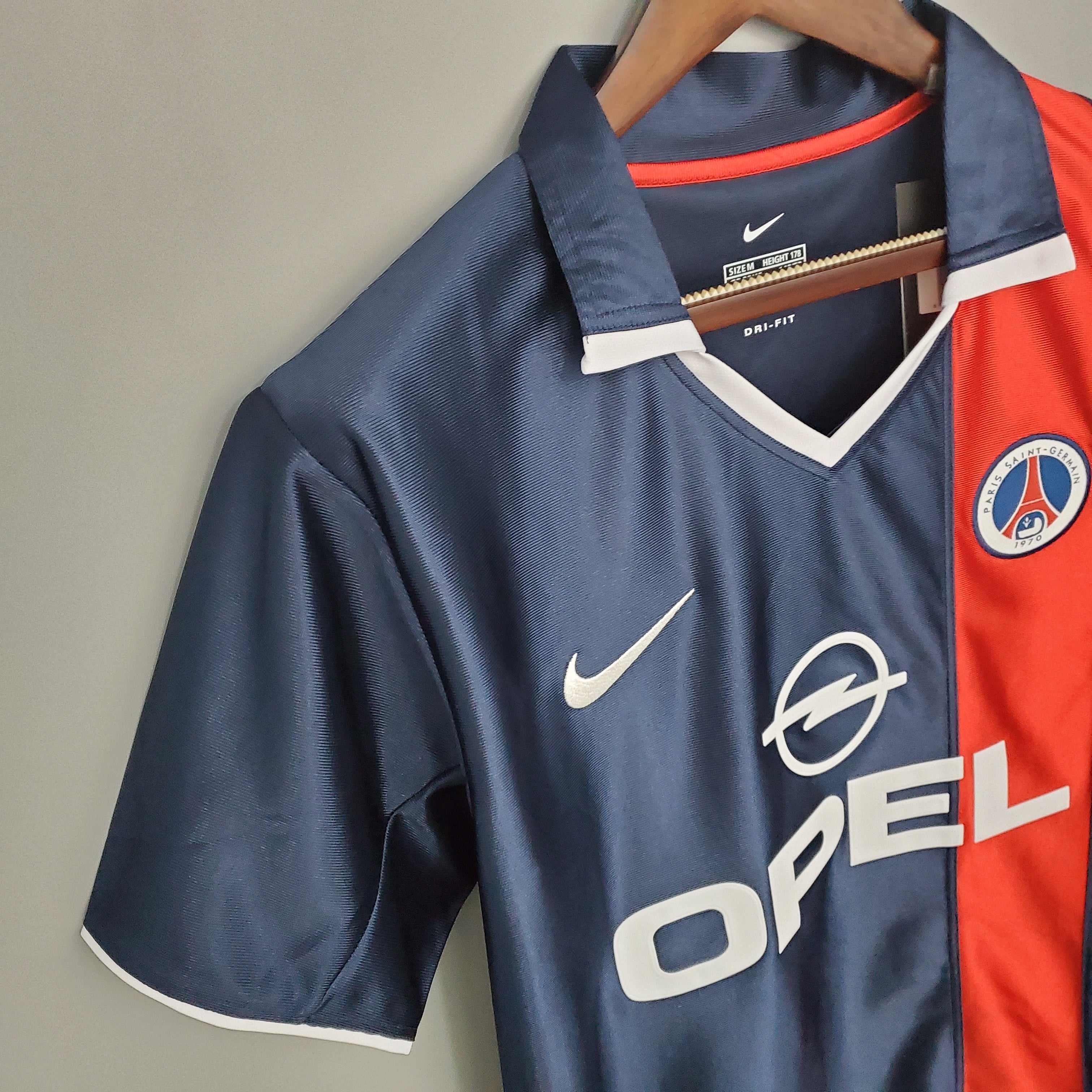 1990s Paris Saint-Germain Retro Football Shirt | Navy Red Home