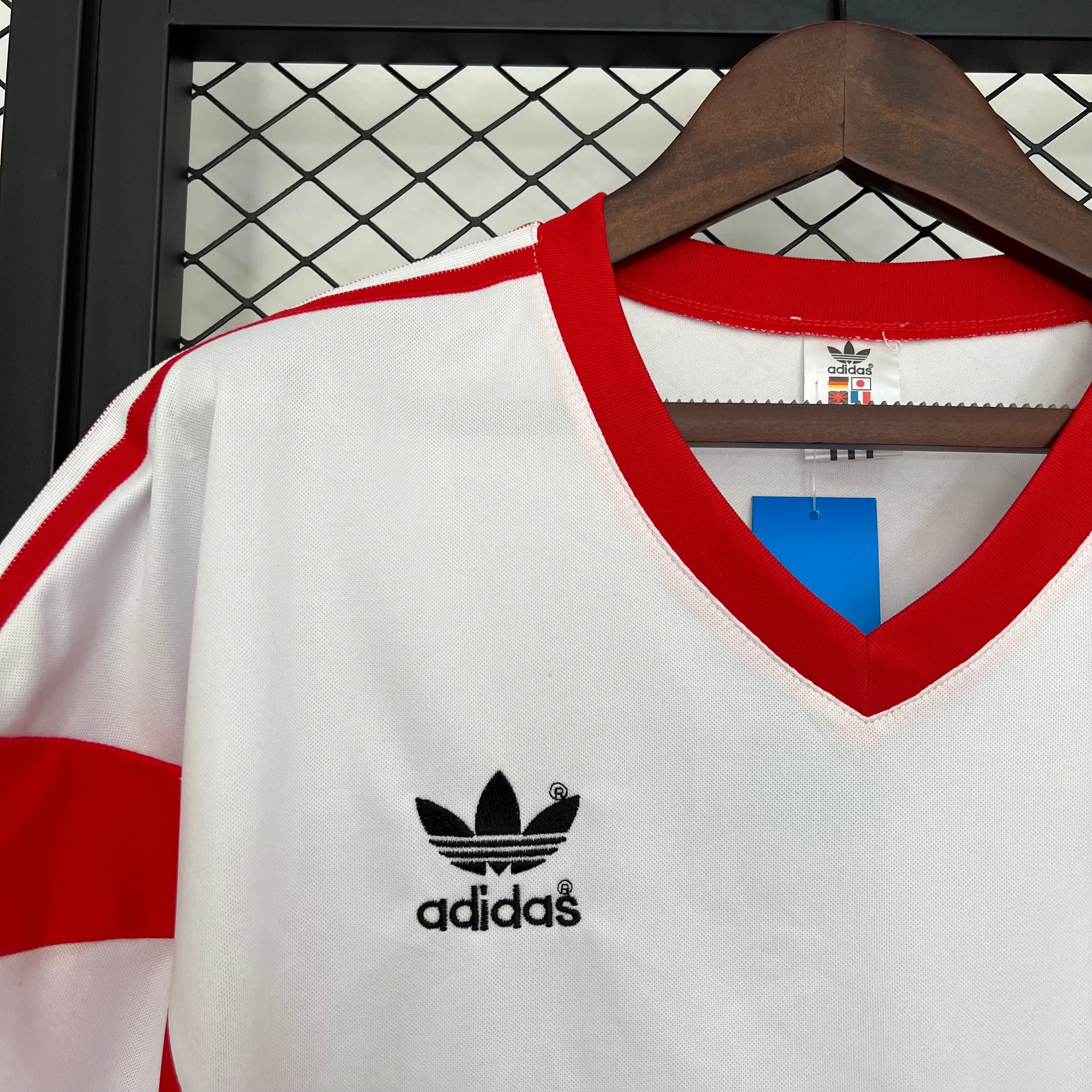 1990s Hamburger SV Retro Football Shirt | White Red Home