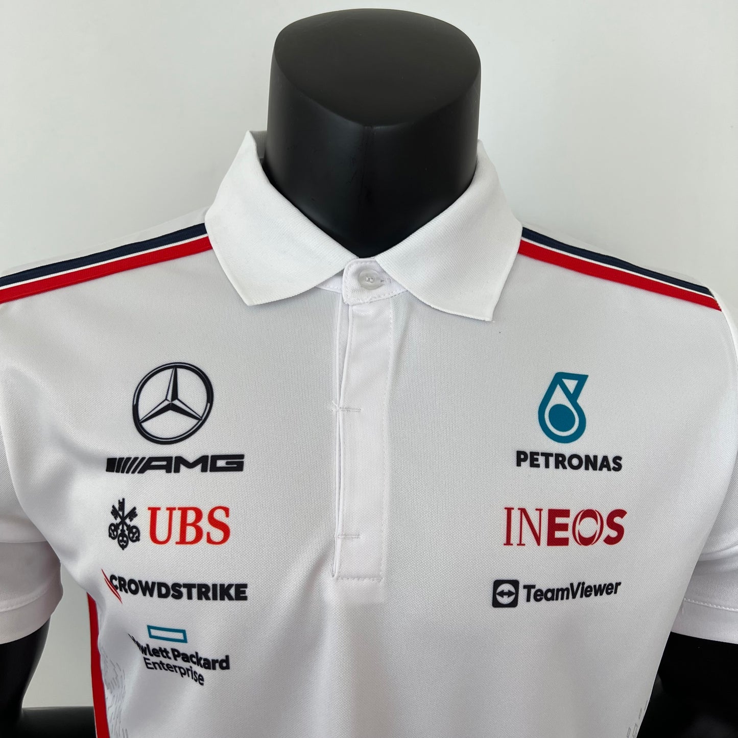 Mercedes AMG F1 Polo – Player Fit | White