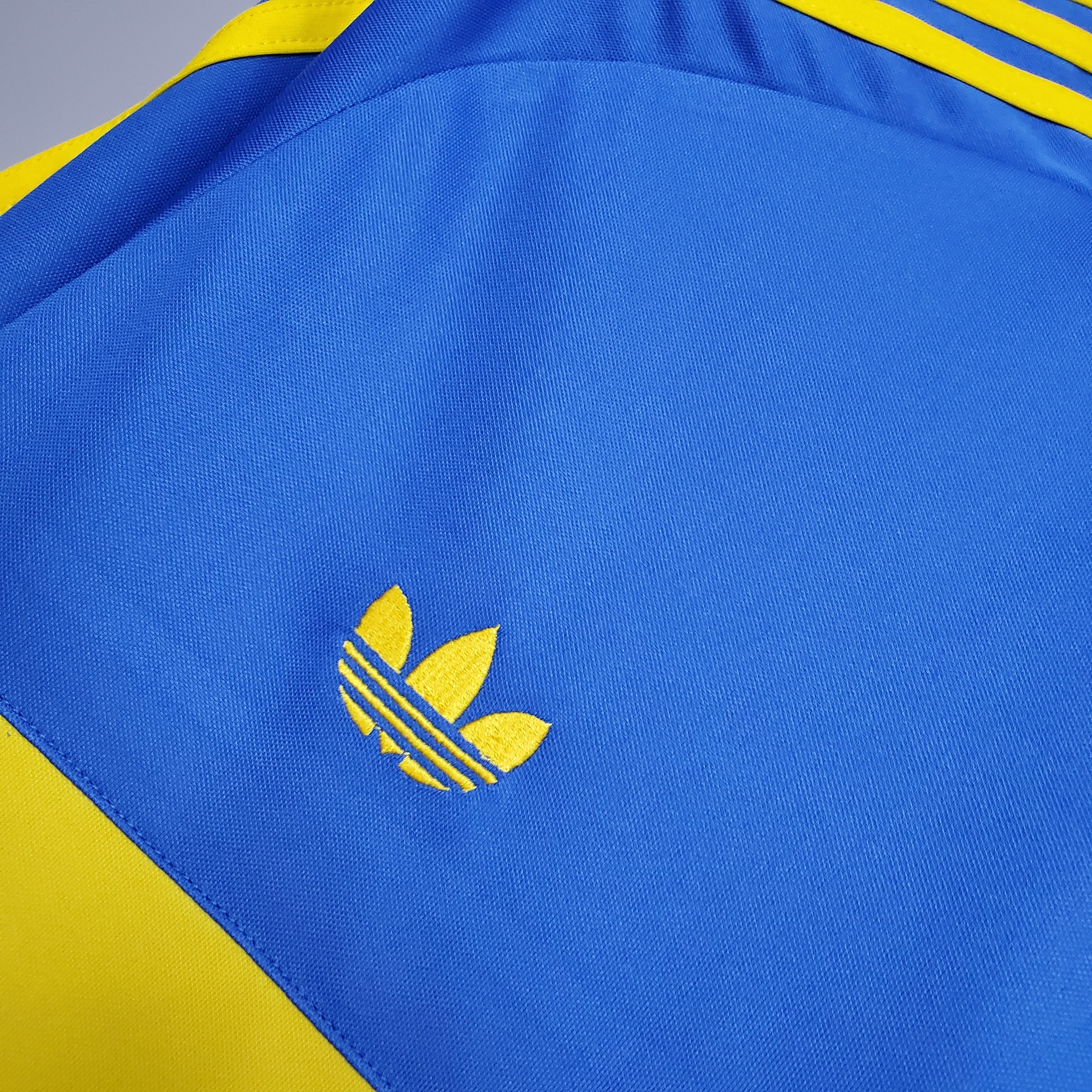 1980s Boca Juniors Retro Football Shirt | Blue Yellow Home
