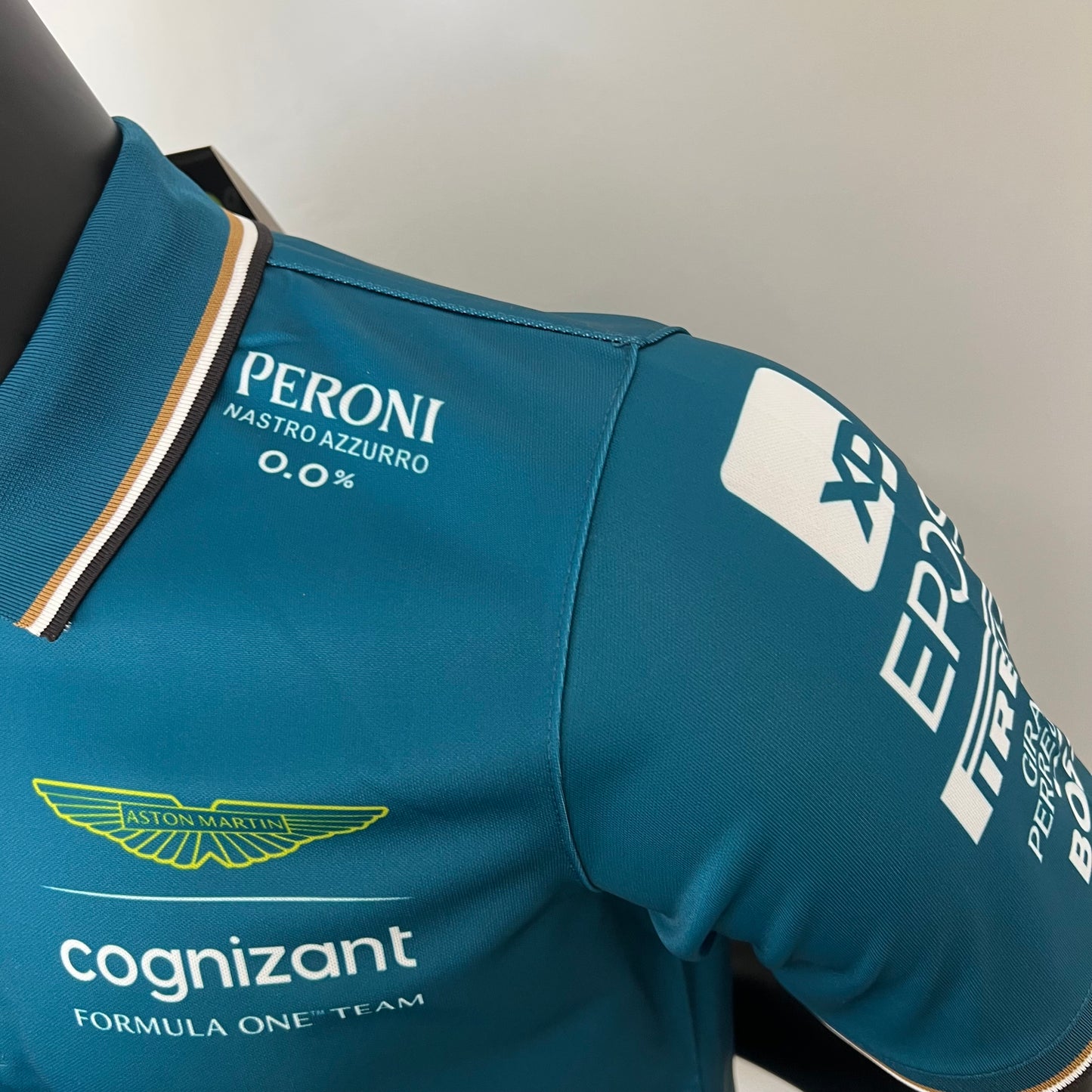 Aston Martin F1 2023 Polo – Player Fit | Teal