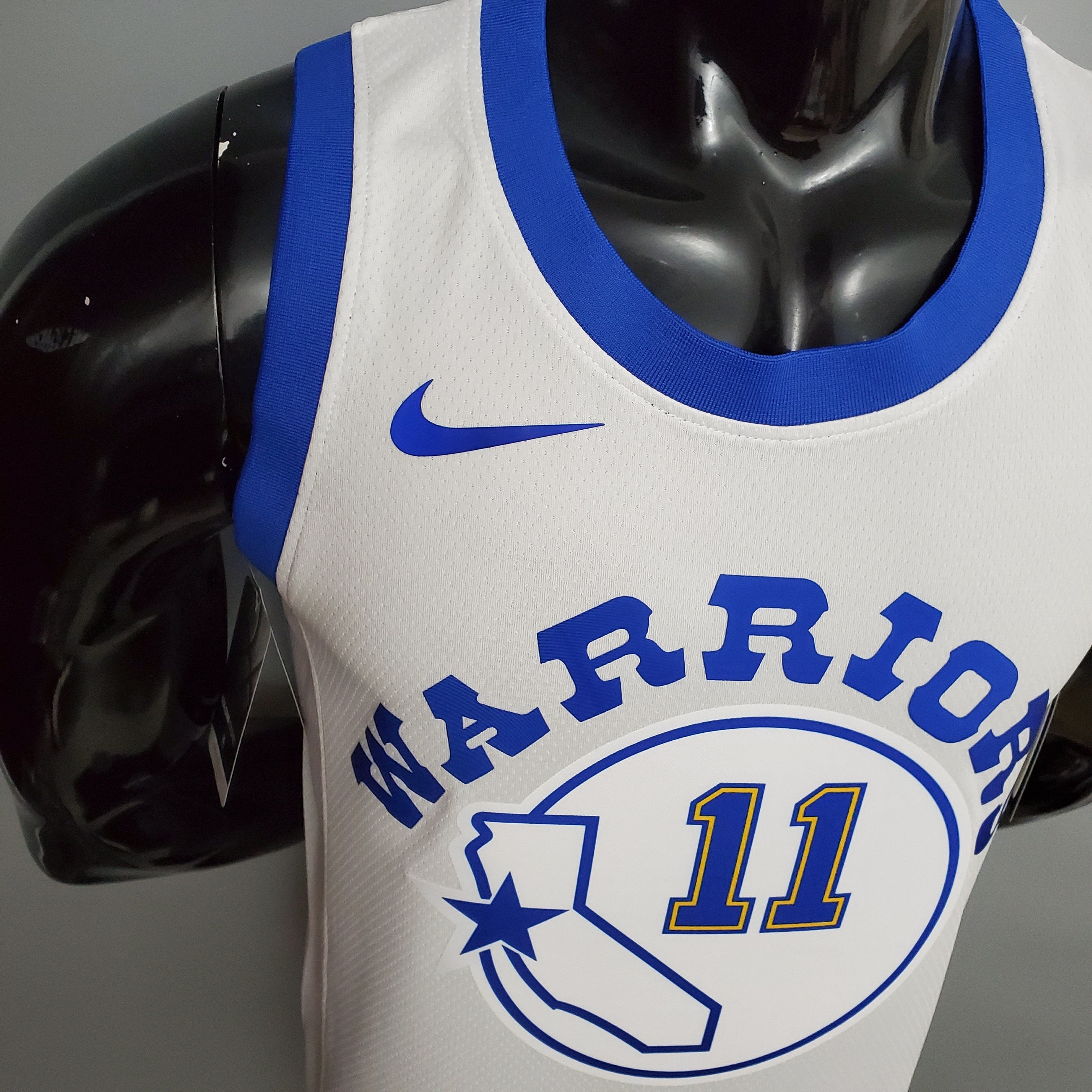 2020 Warriors Thompson #11 Retro Basketball Jersey
