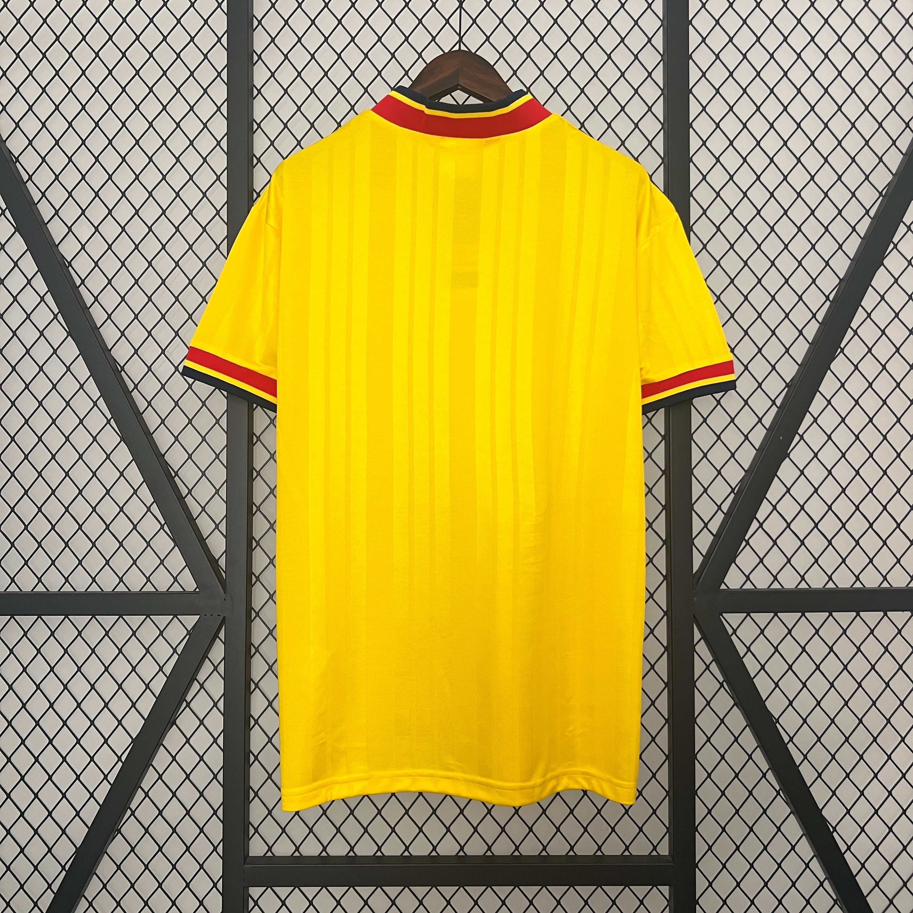 1990s Arsenal Retro Football Shirt | Yellow Black Home