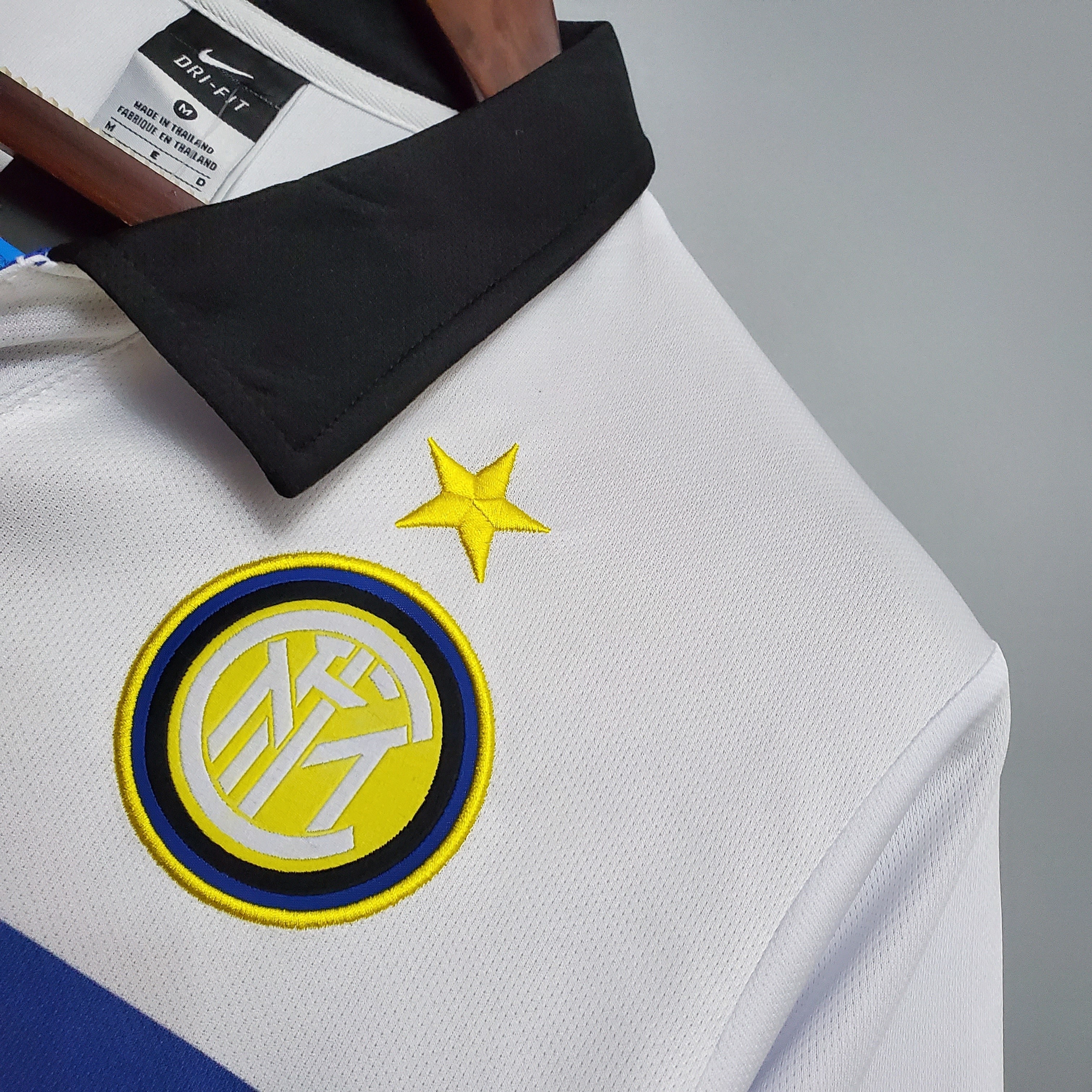 1990s Inter Milan Retro Football Shirt | White Black Third