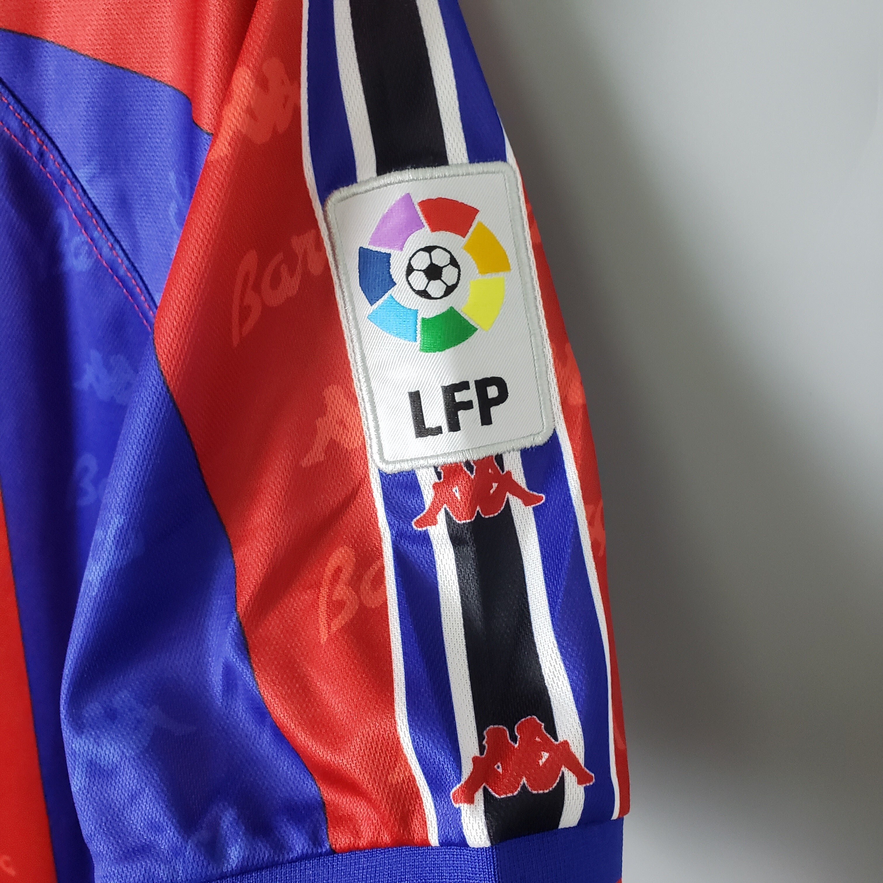 1990s Barcelona Retro Football Shirt | Red Blue Home