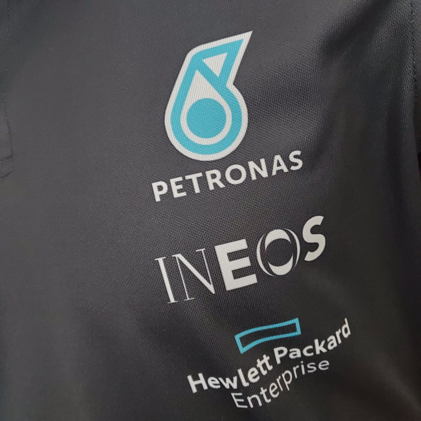 Mercedes F1 2023 Polo - Player Fit Petronas | Black