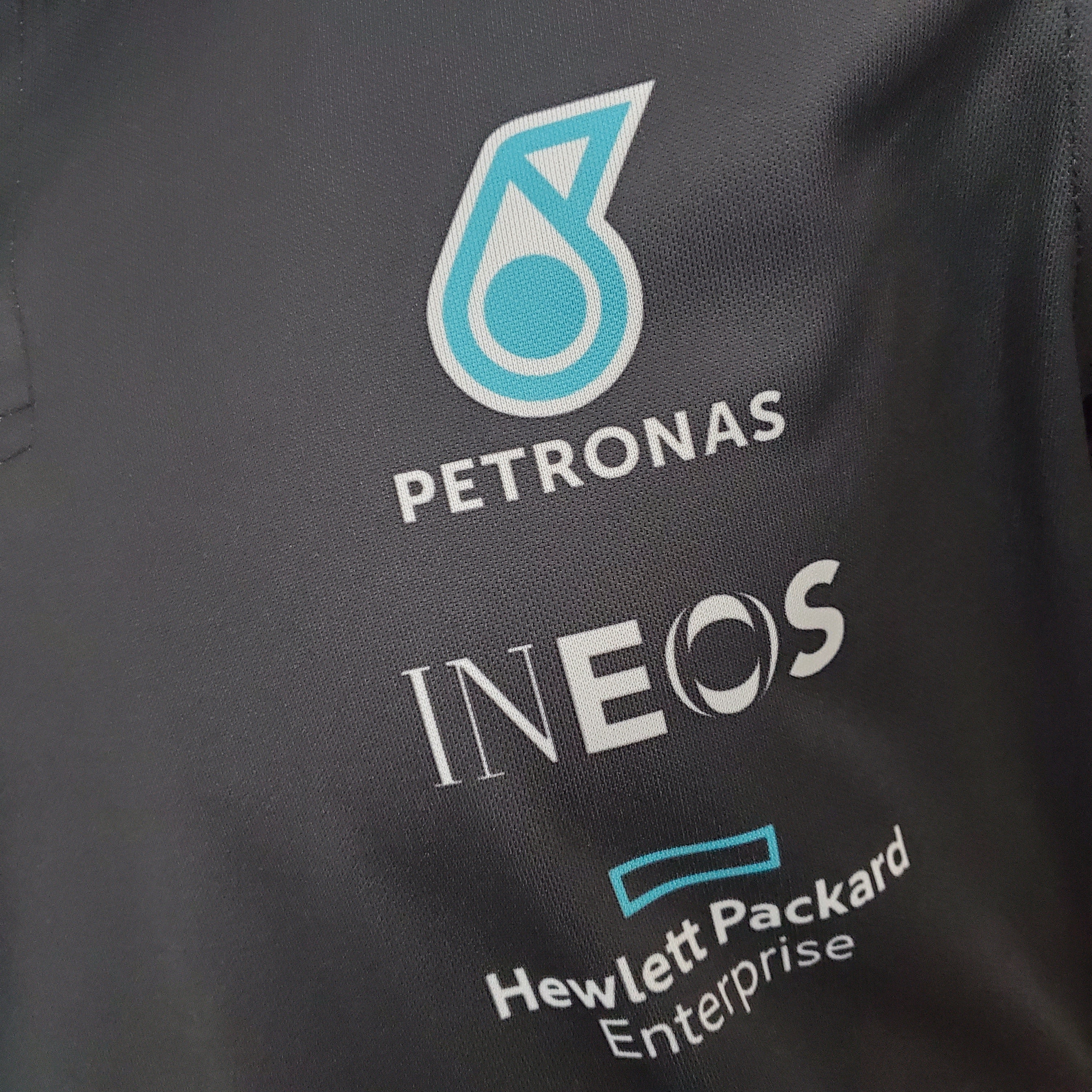Mercedes F1 2023 Polo - Player Fit Petronas | Black