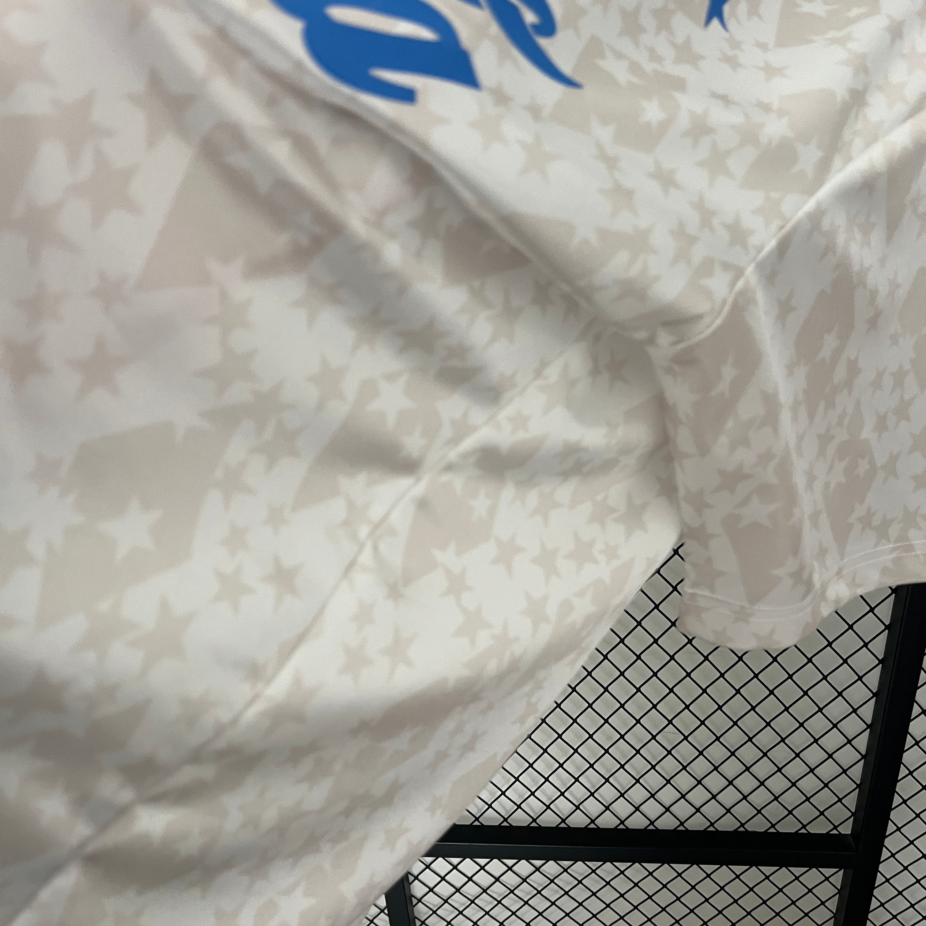1990s Cruzeiro Retro Football Shirt | White Blue Home