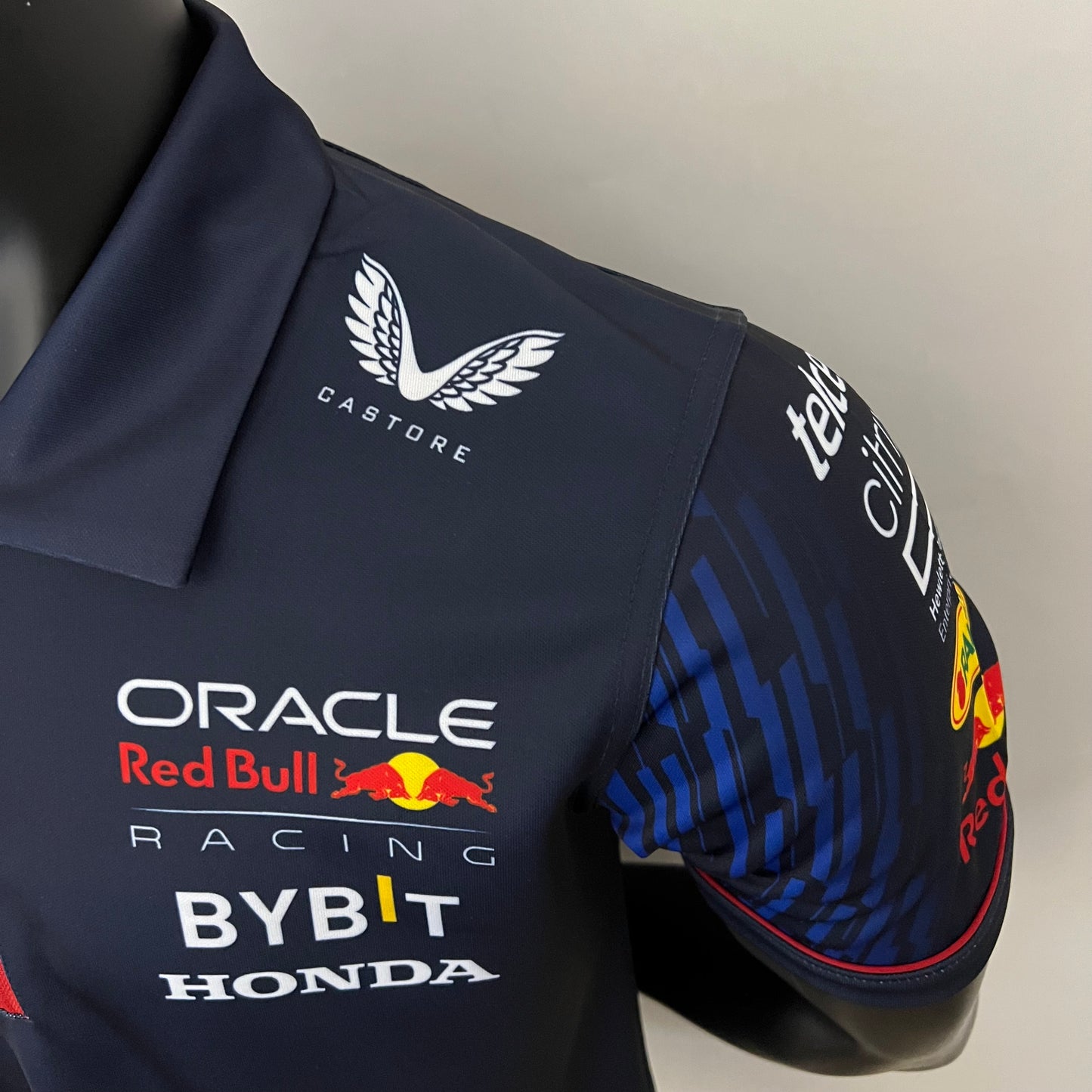 Red Bull Racing F1 2024 Polo – Player Fit Honda| Navy Blue
