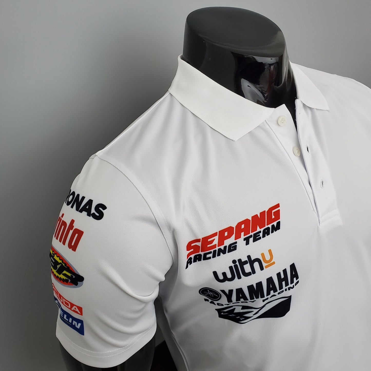 Petronas Yamaha Racing Polo – Player Fit Petronas | White