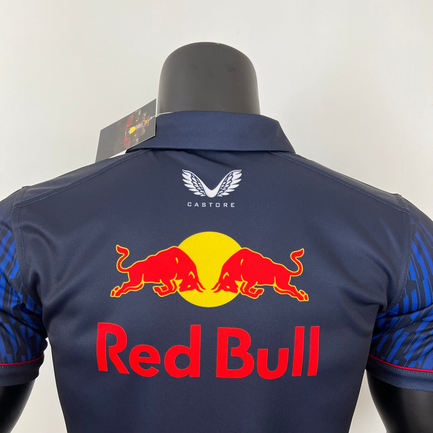Red Bull Racing F1 2023 Polo – Player Fit – Sergio Perez #11 | Navy Blue