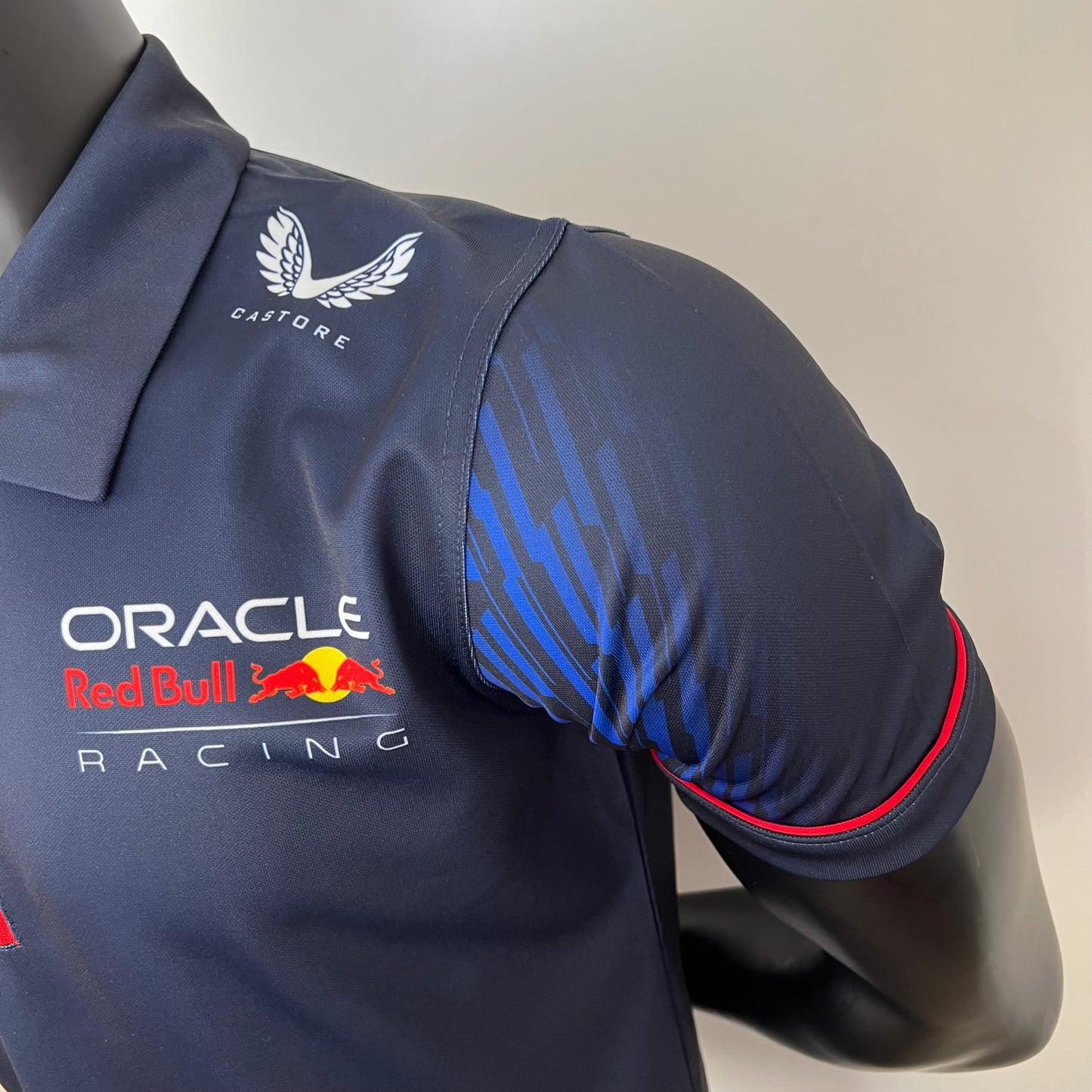Red Bull Racing F1 2023 Player Fit Polo – Max Verstappen #1 | Navy Blue