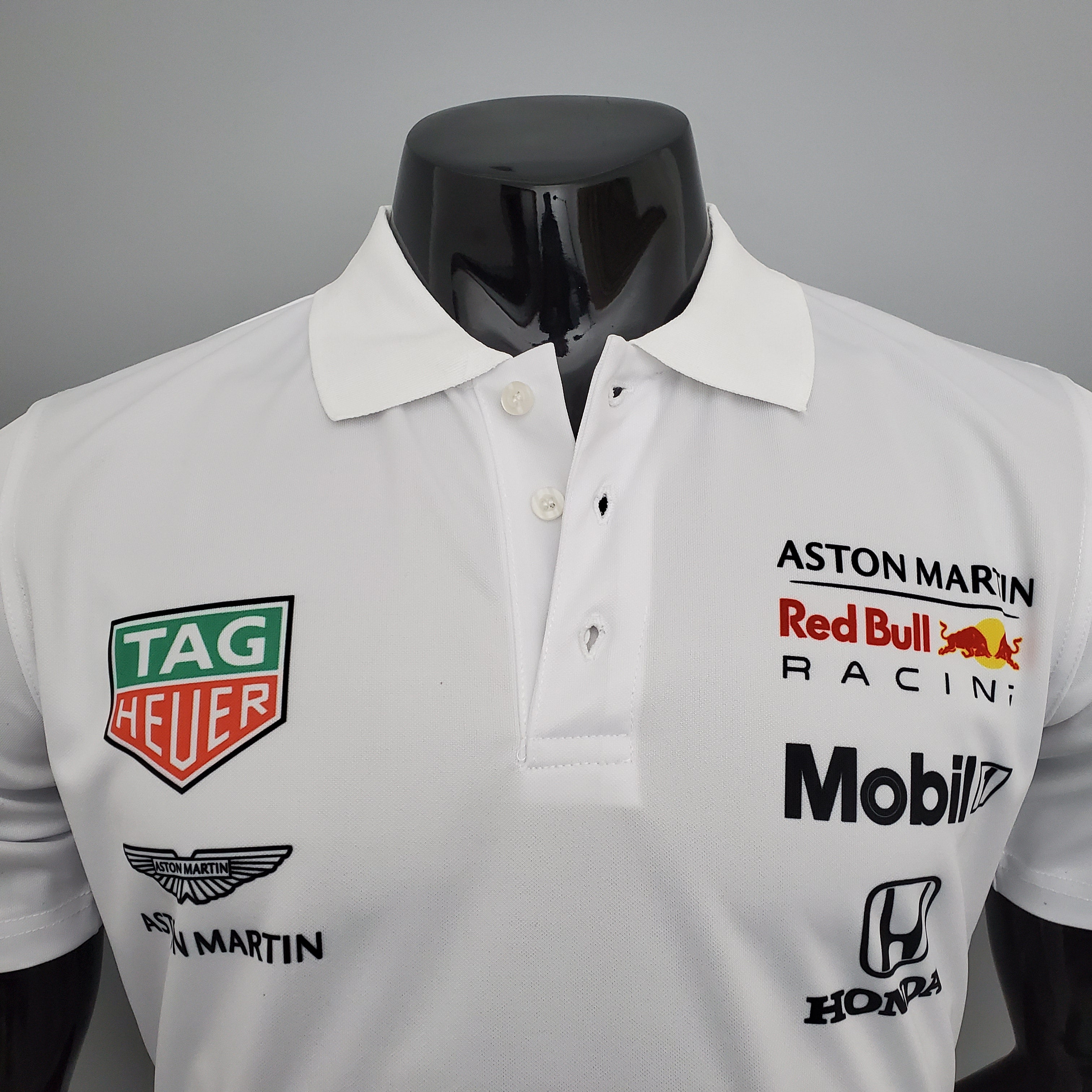 Red Bull Racing F1 2023 Polo – Player Fit Tag Heuer | White