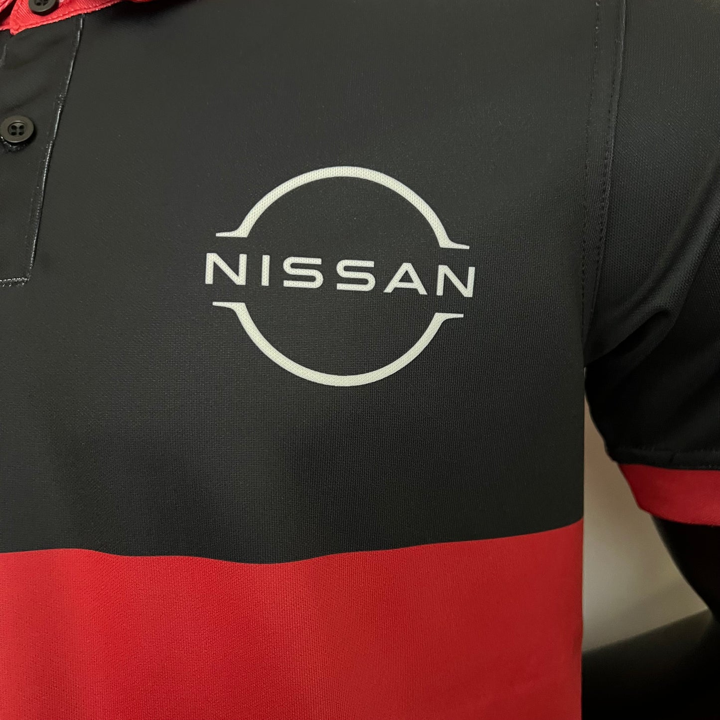 Nissan e.dams F1 2023 Polo – Player Fit | Black Red