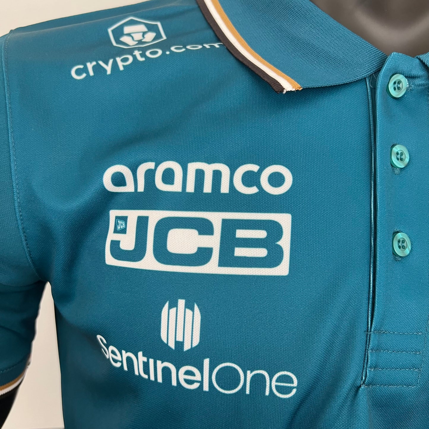 Aston Martin F1 2023 Polo – Player Fit | Teal