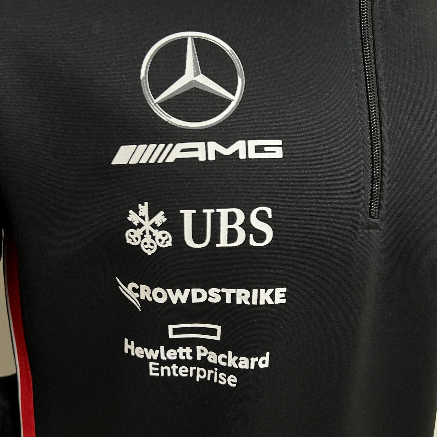 Mercedes F1 2024 Zipper – Player Fit | Black