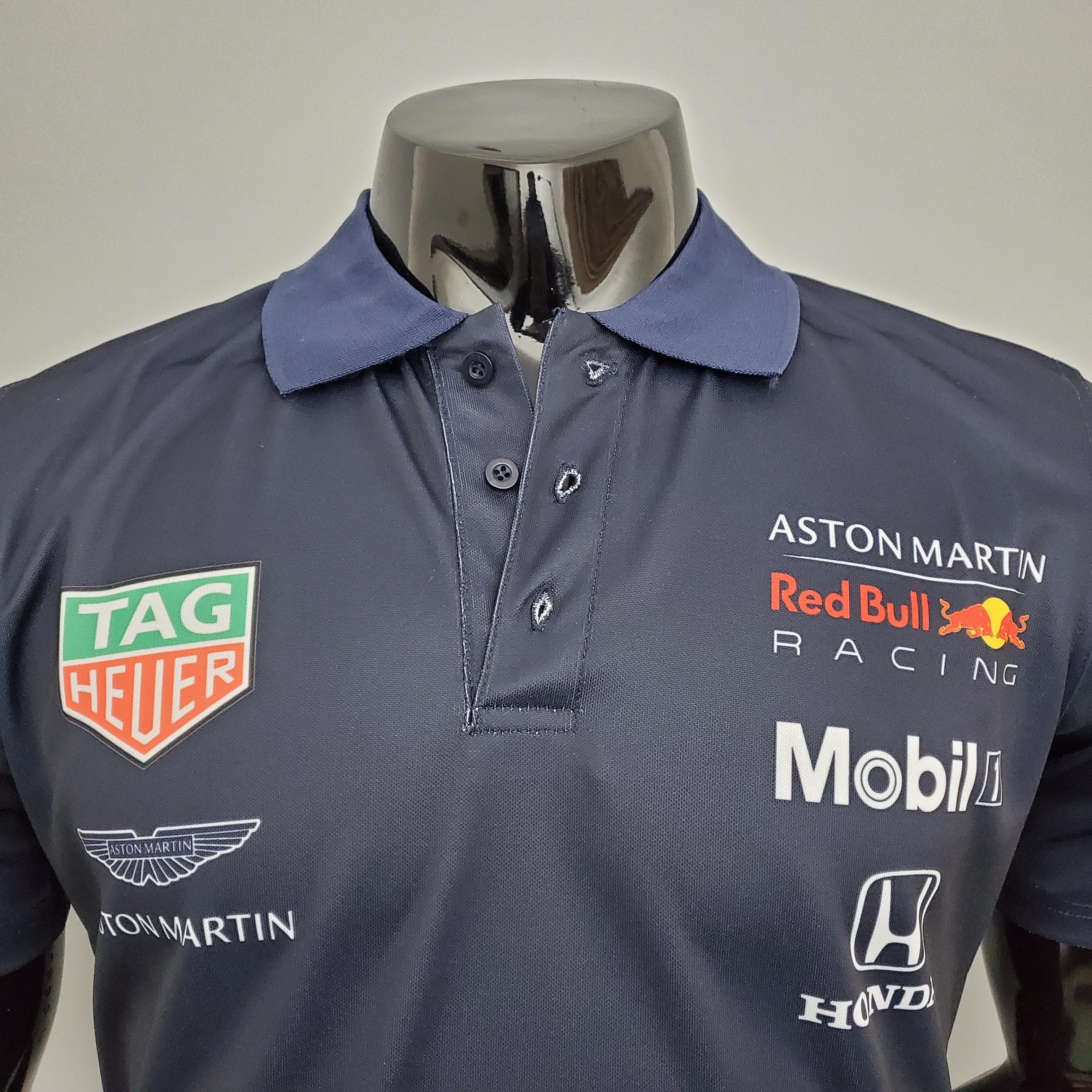 Red Bull Racing F1 2024 Polo – Player Fit Tag Heuer | Navy Blue