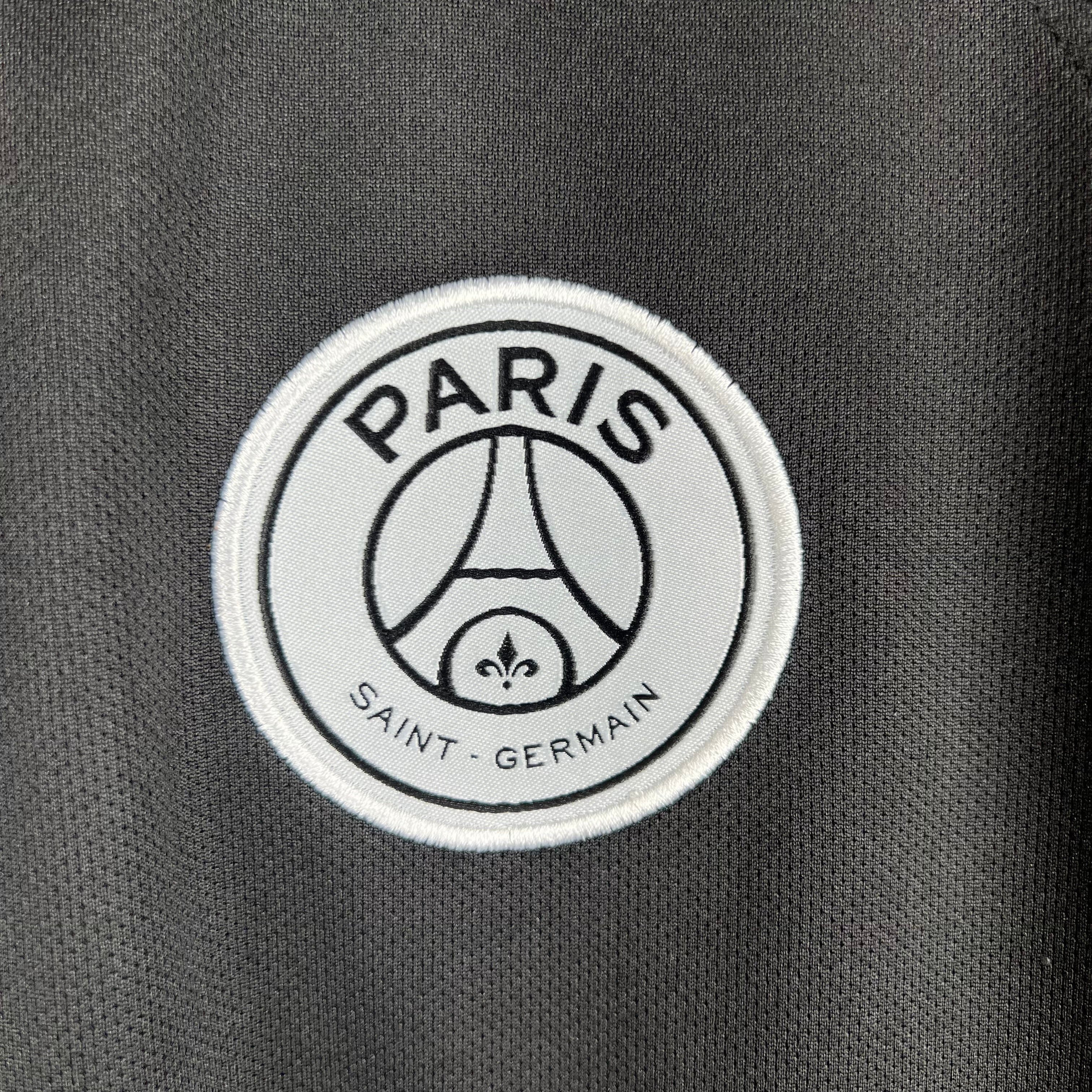 2020s Paris Saint-Germain Retro Football Shirt | Black White Third