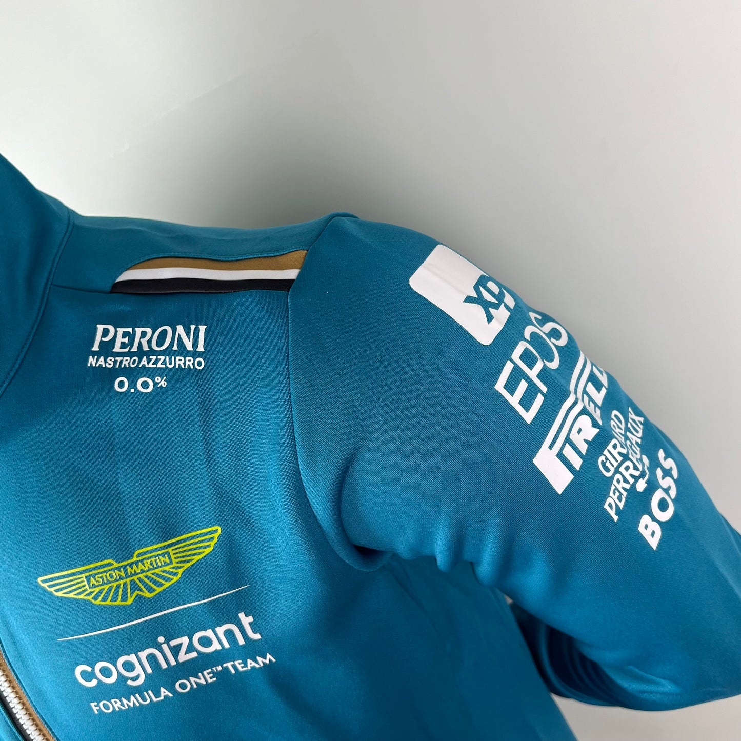 Aston Martin F1 2023 Zipper – Player Fit | Teal