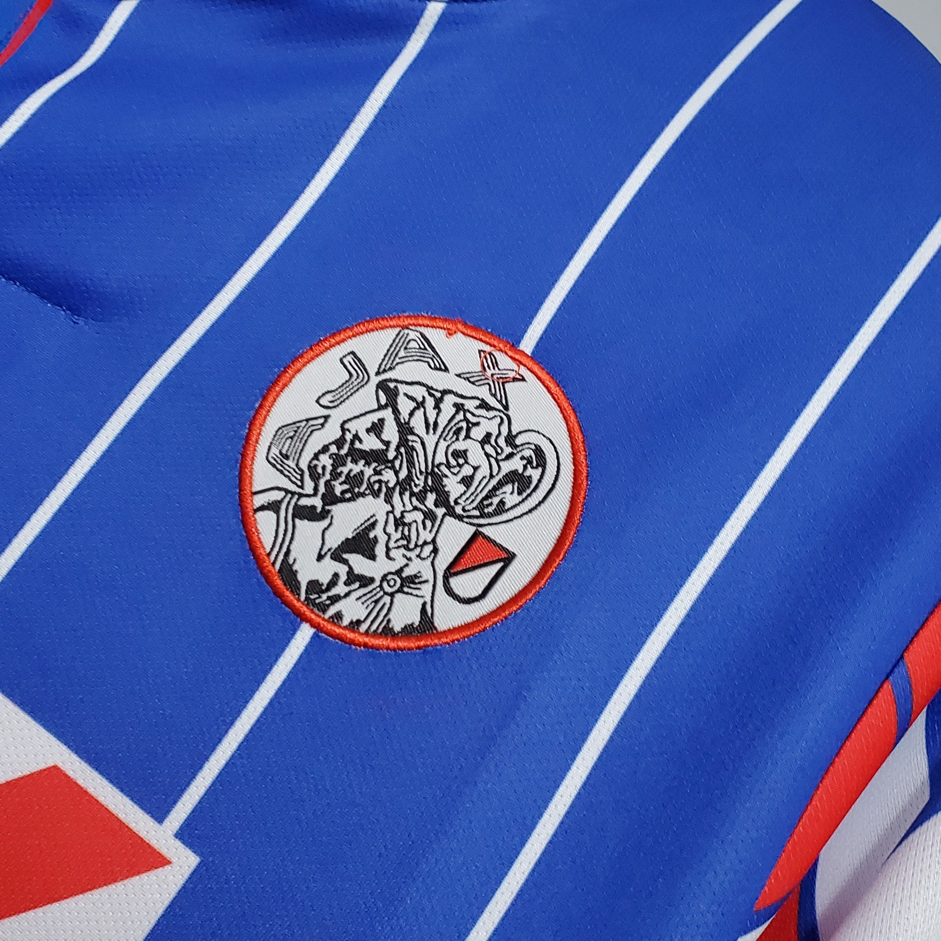 1990s Netherlands Retro Football Shirt | Blue Red Home