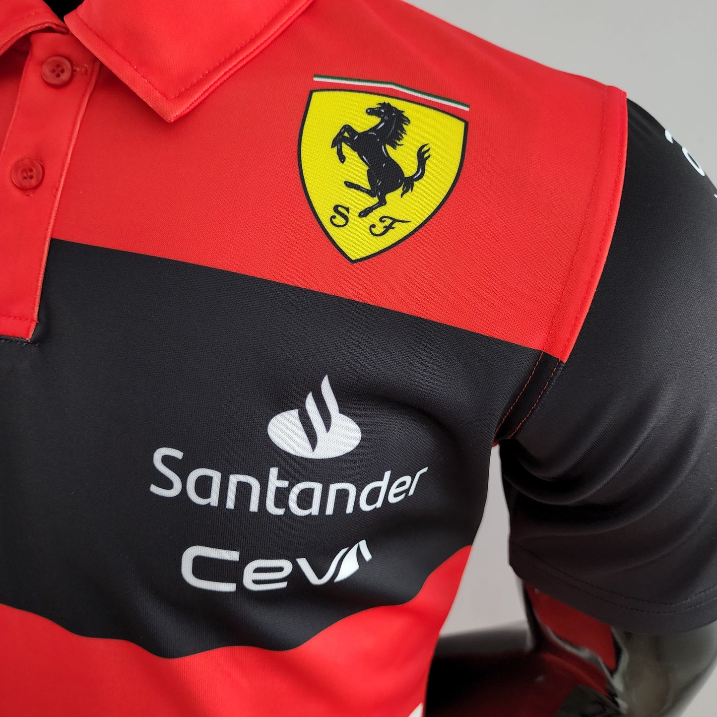 Ferrari F1 2023 Polo – Player Fit – Charles Leclerc #16 | Red