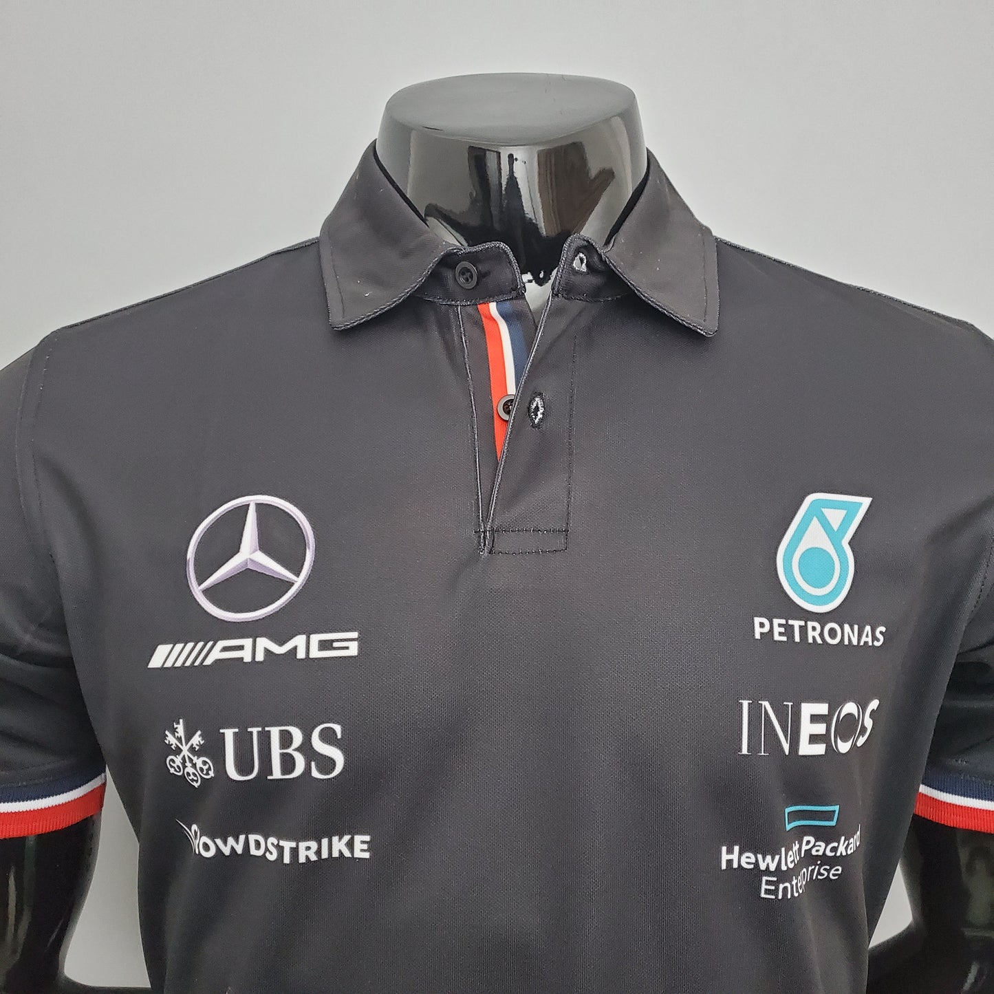 Mercedes F1 2023 Polo - Player Fit Petronas | Black