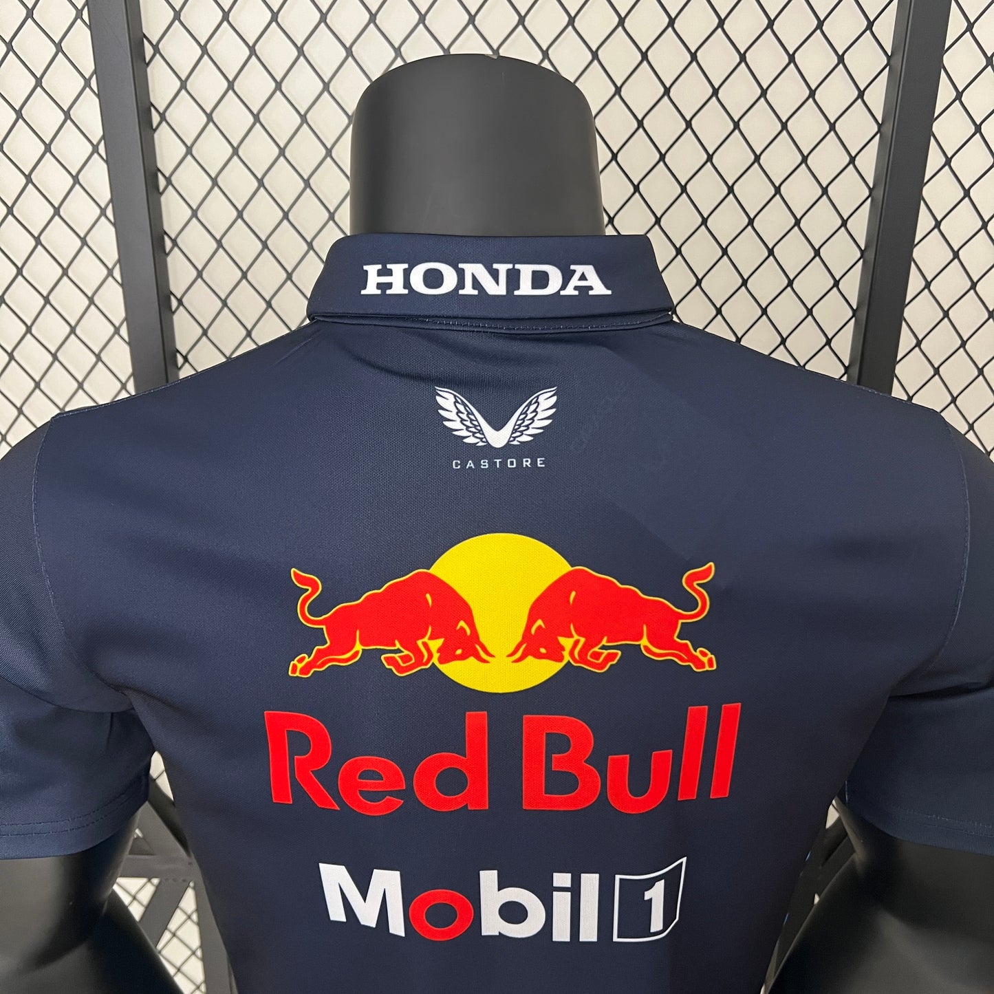 Red Bull Racing F1 2024 Polo – Player Fit | Navy Blue