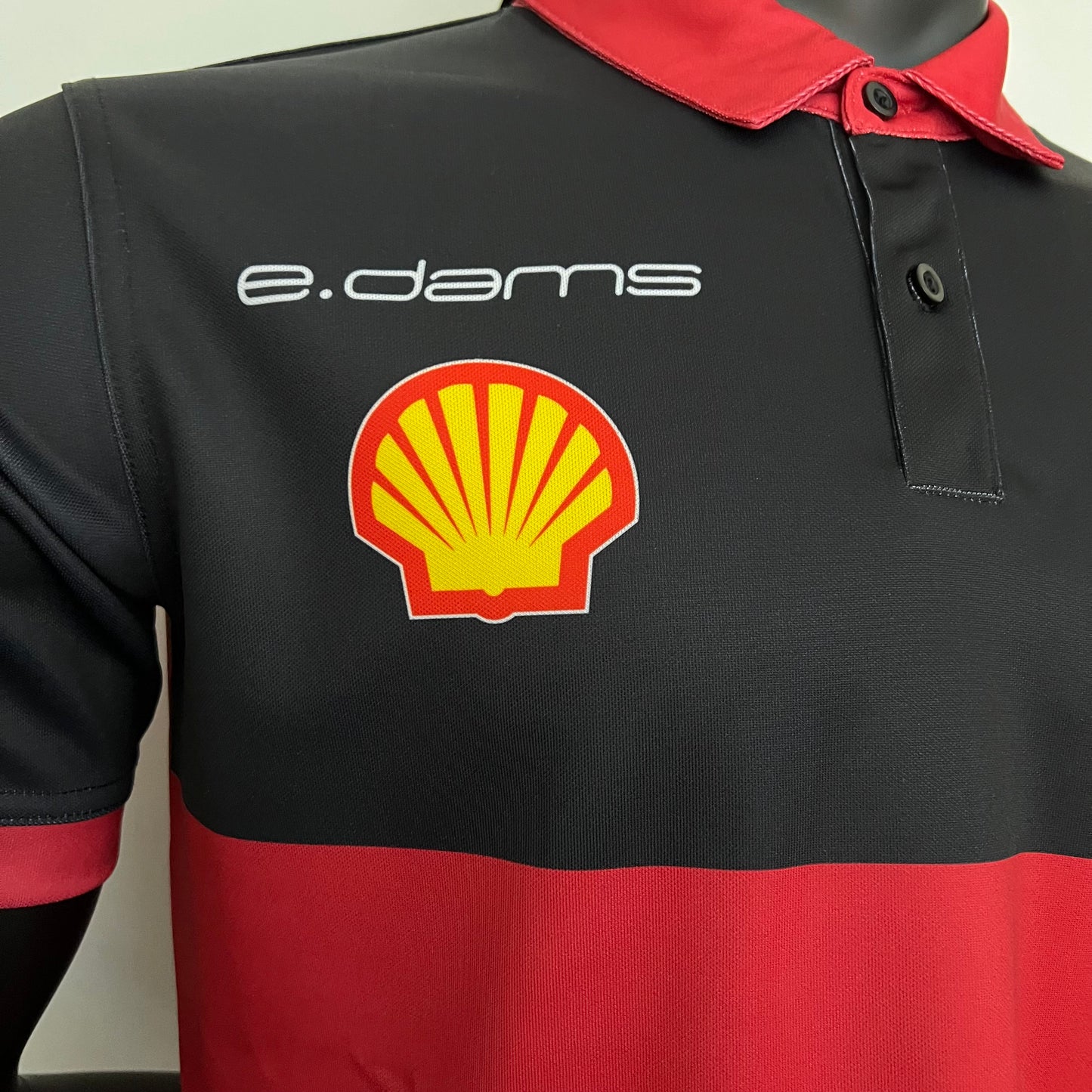 Nissan e.dams F1 2023 Polo – Player Fit | Black Red