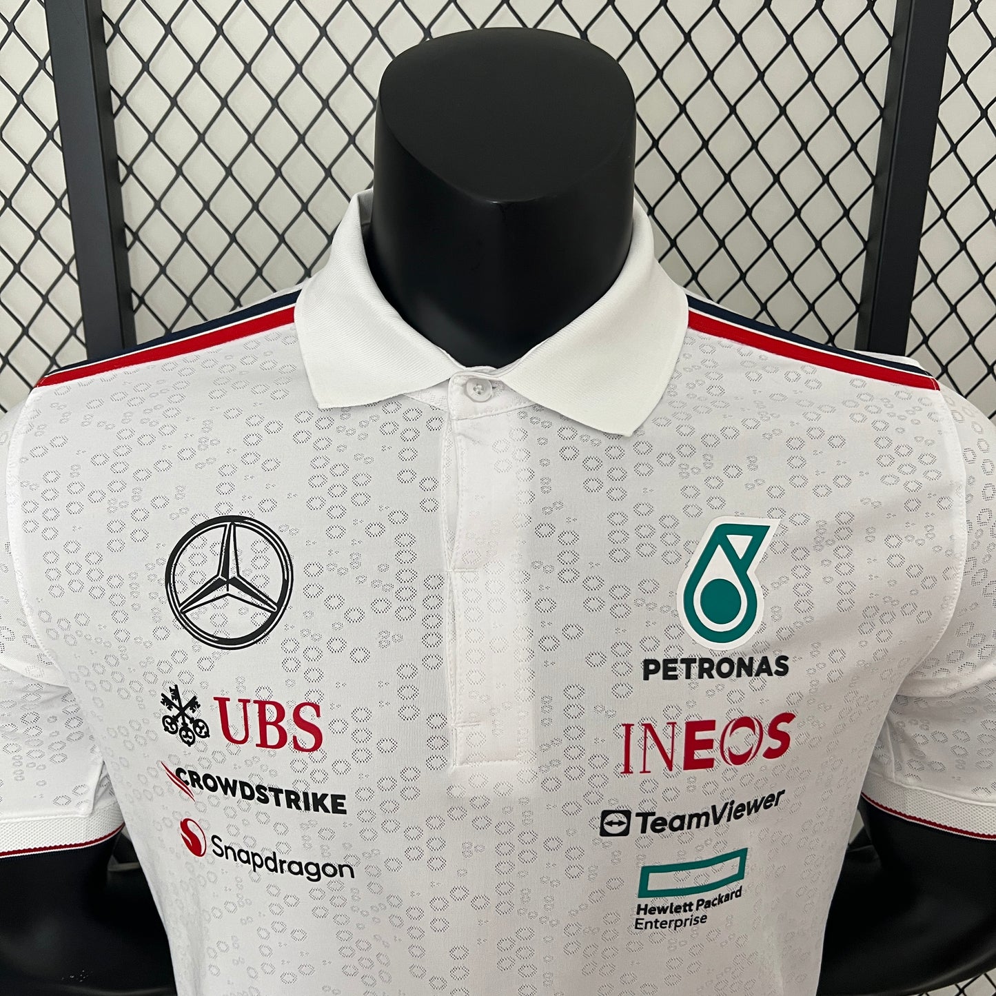 Mercedes F1 2023 Polo – Player Fit | White