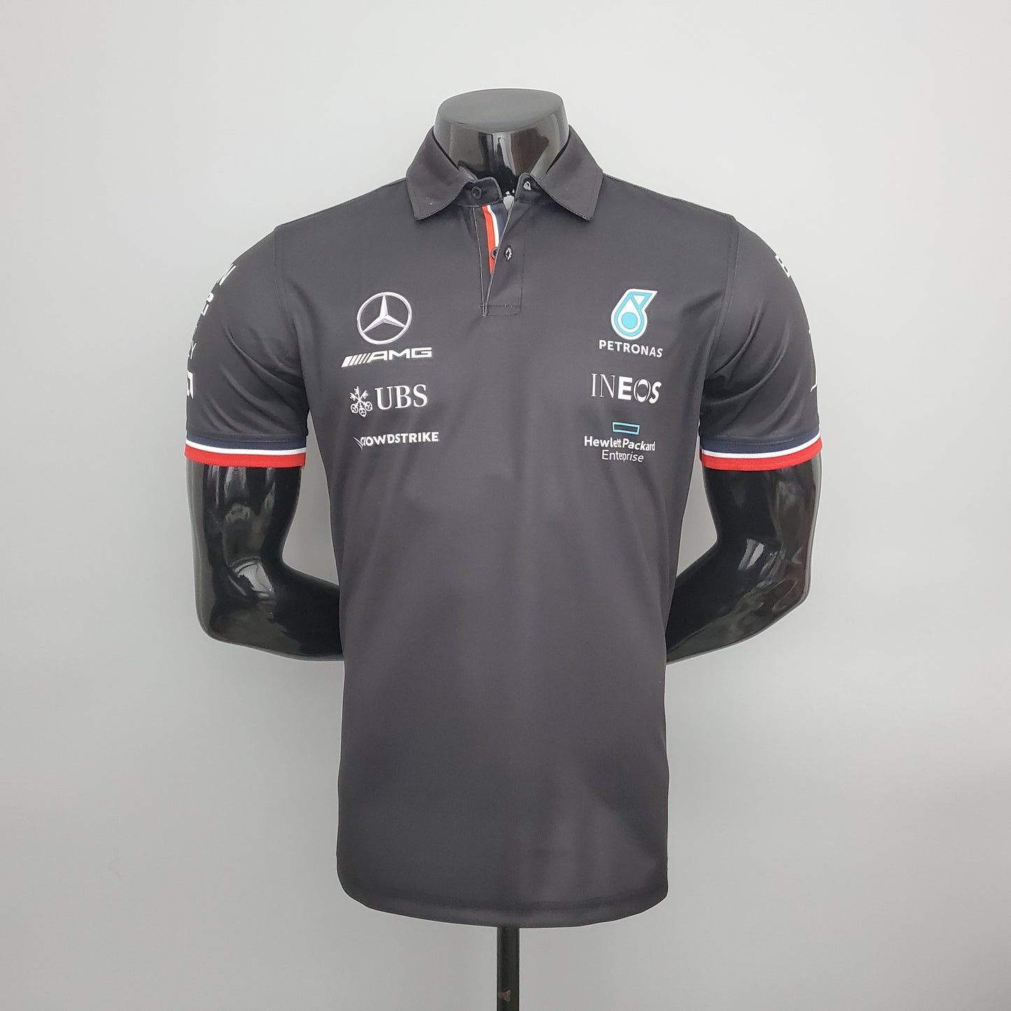 Mercedes F1 2023 Polo - Player Fit Petronas | Black