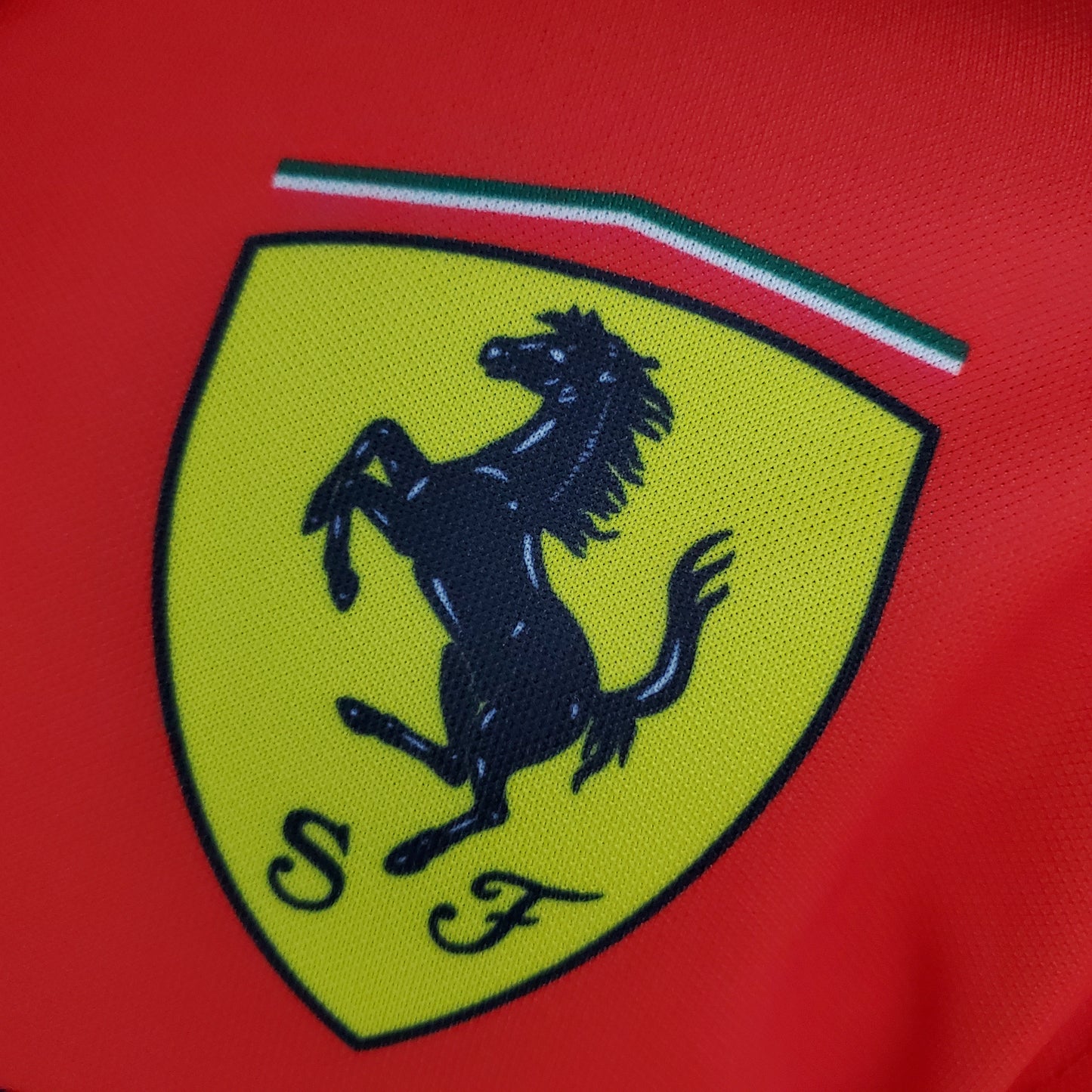 Ferrari F1 2023 Polo – Player Fit Shell | Red and Black