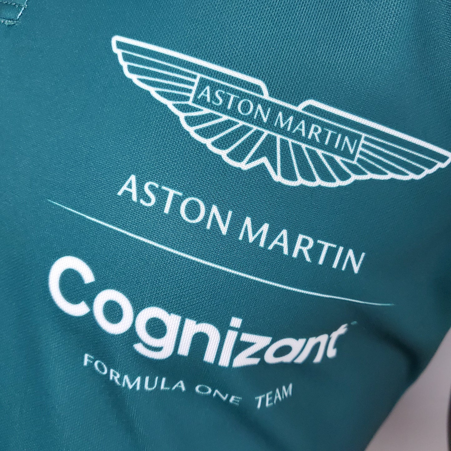 Aston Martin F1 2023 Player Fit Polo – Sebastian Vettel #5 Cognizant | Racing Green