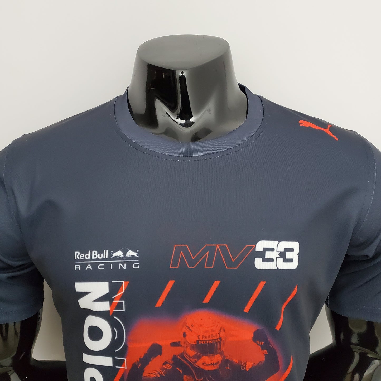 Red Bull Racing F1 2021 Player Fit T-Shirt – Max Verstappen #33 Puma | Navy