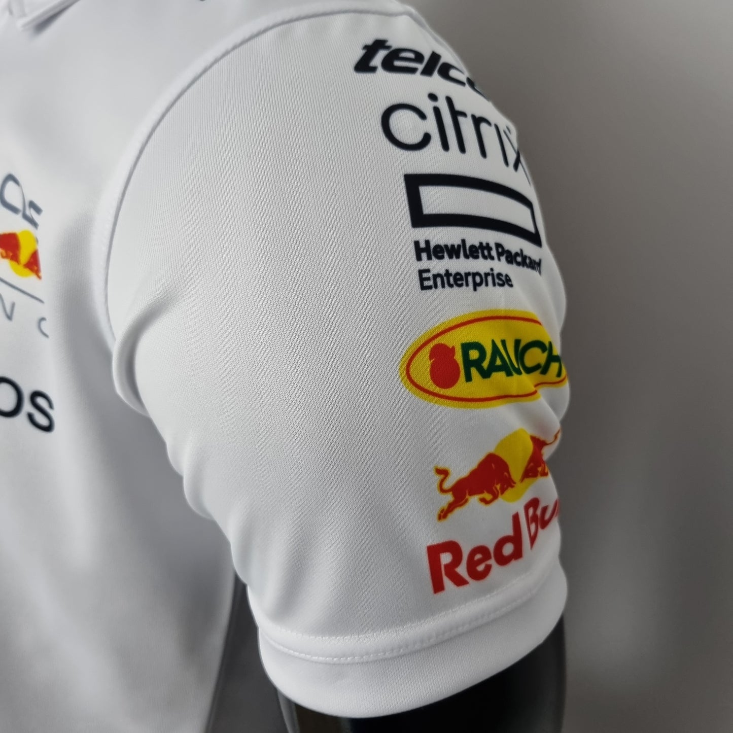 Red Bull Racing F1 2023 Polo – Player Fit Mobile | White