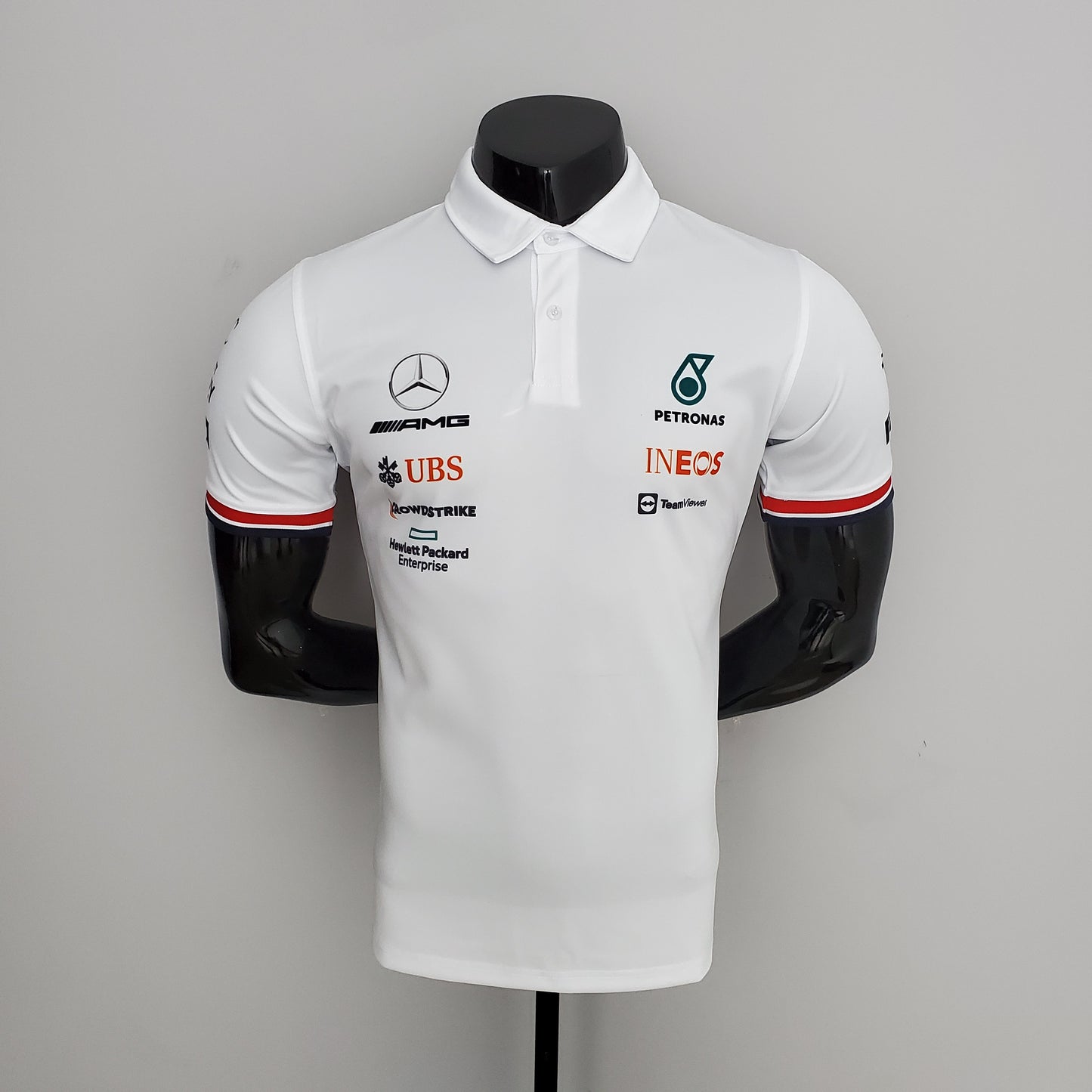 Mercedes AMG F1 2023 Polo – Player Fit Petronas | White