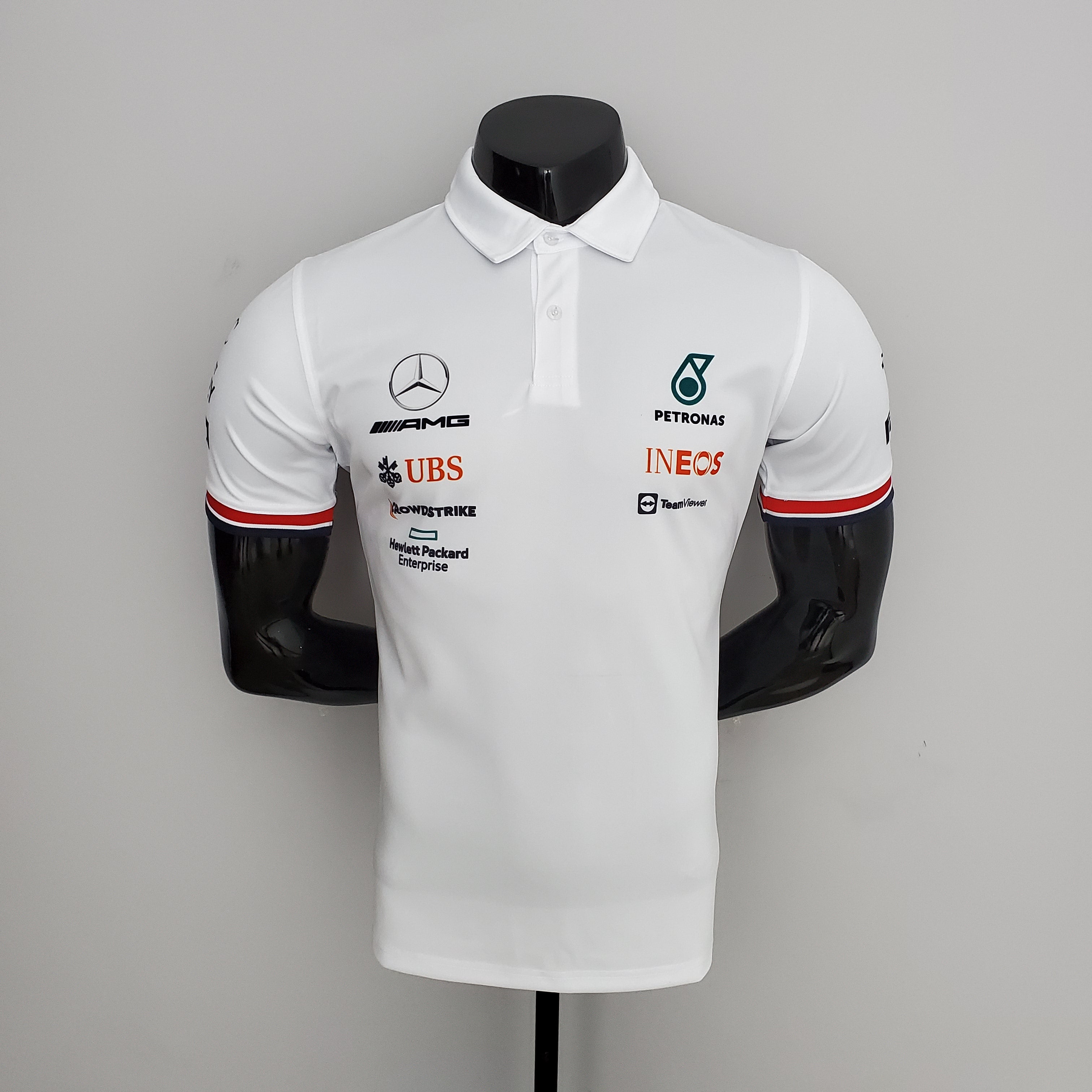 Mercedes AMG F1 2023 Polo – Player Fit Petronas | White