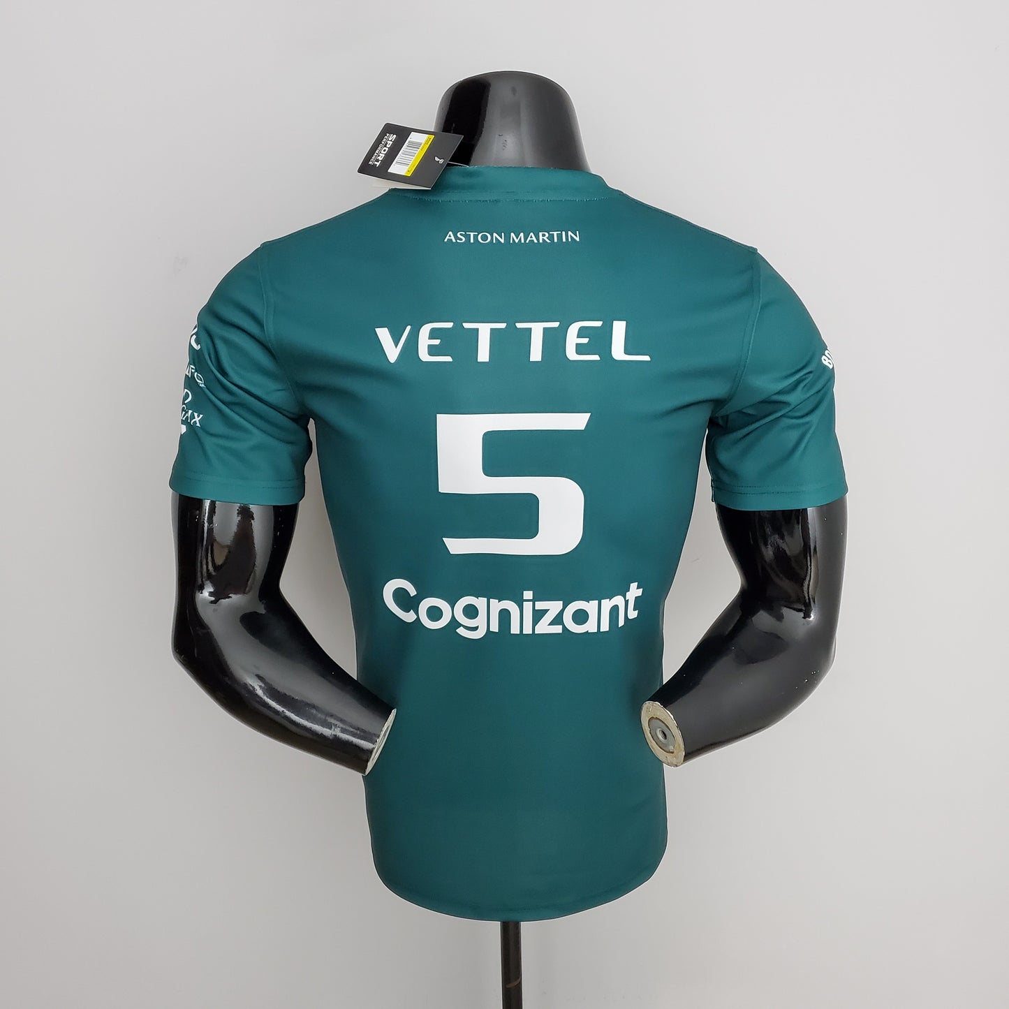 Aston Martin F1 2023 Player Fit T-Shirt – Sebastian Vettel #5 Cognizant | Racing Green