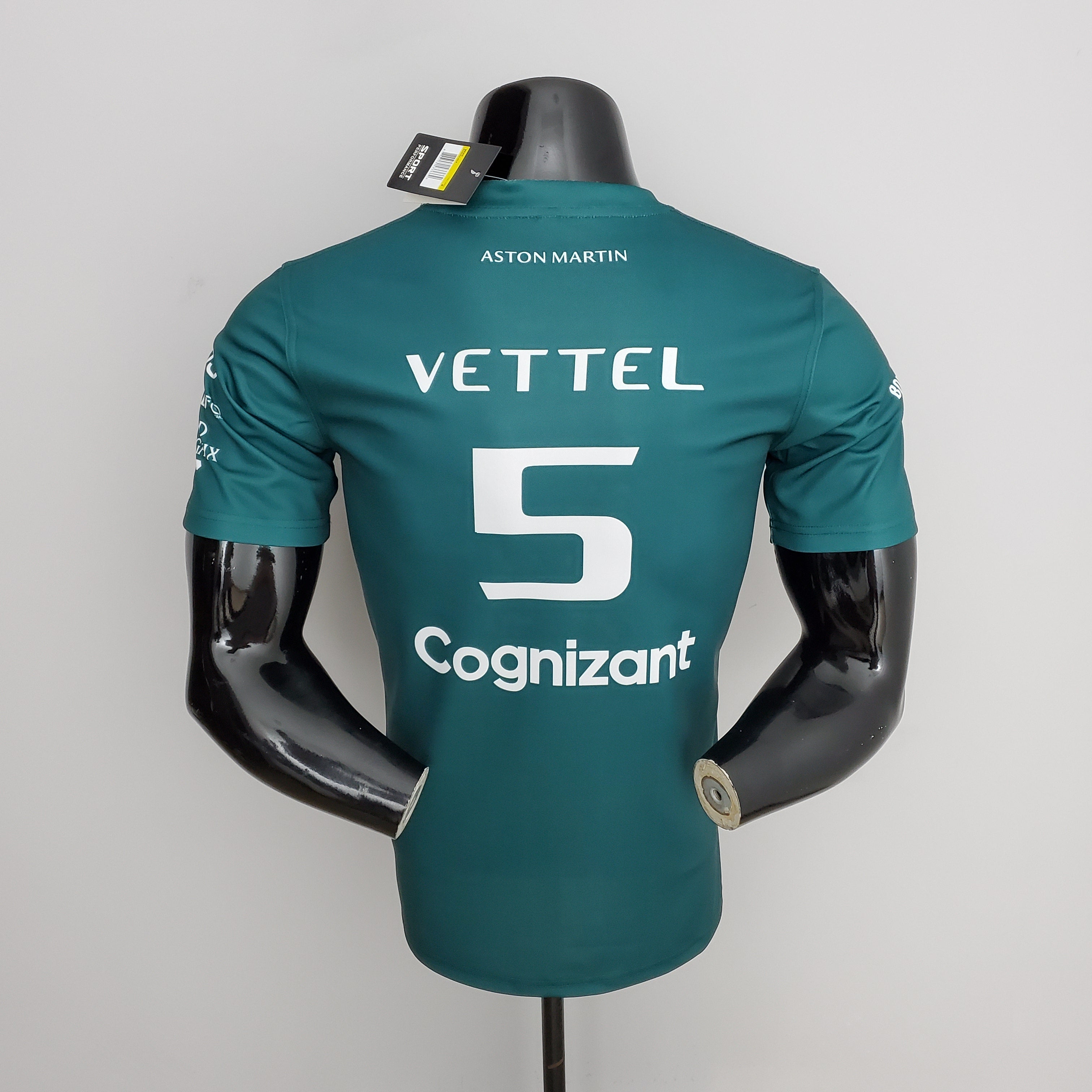 Aston Martin F1 2023 Player Fit T-Shirt – Sebastian Vettel #5 Cognizant | Racing Green