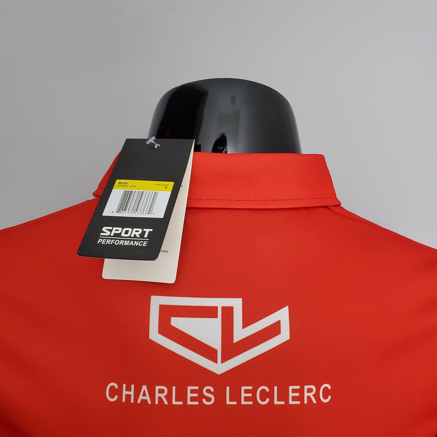 Ferrari F1 2023 Player Fit Polo – Charles Leclerc #16 Shell UPS | Red
