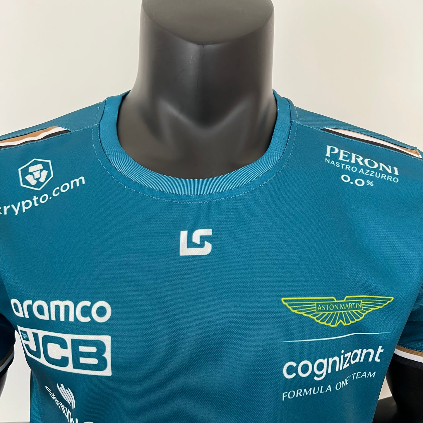Aston Martin F1 2023 Player Fit T-Shirt – Lance Stroll #18 | Teal