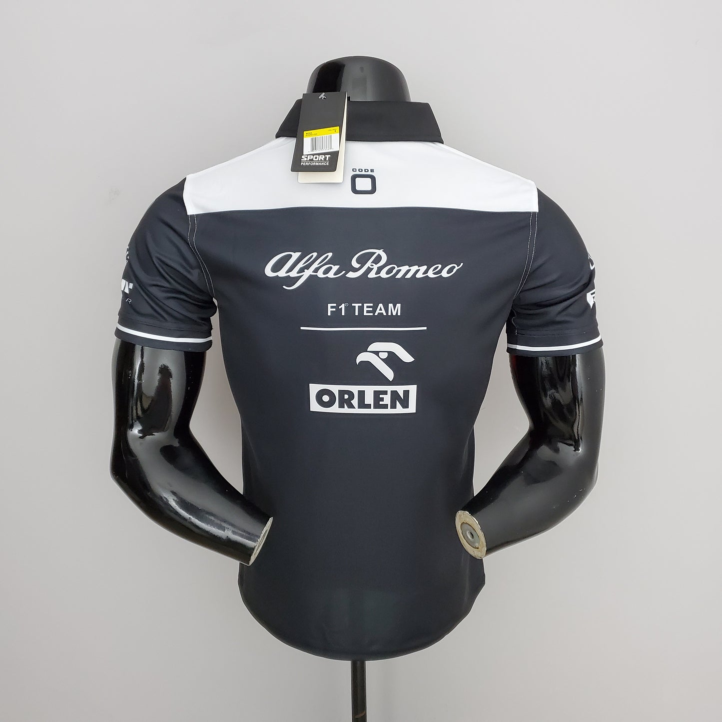 Alfa Romeo F1 2023 Polo – Player Fit | Black White Red