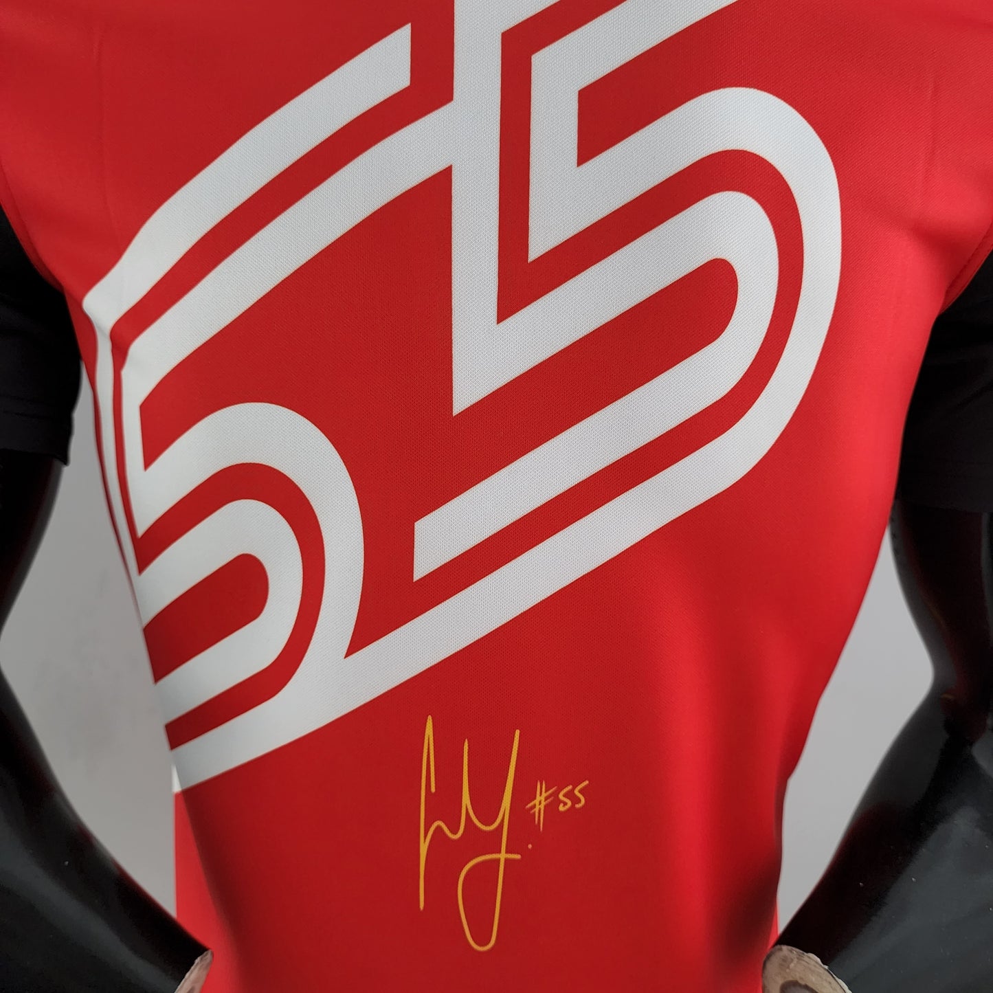 Ferrari F1 2023 Polo – Player Fit – Carlos Sainz #55 | Red Black