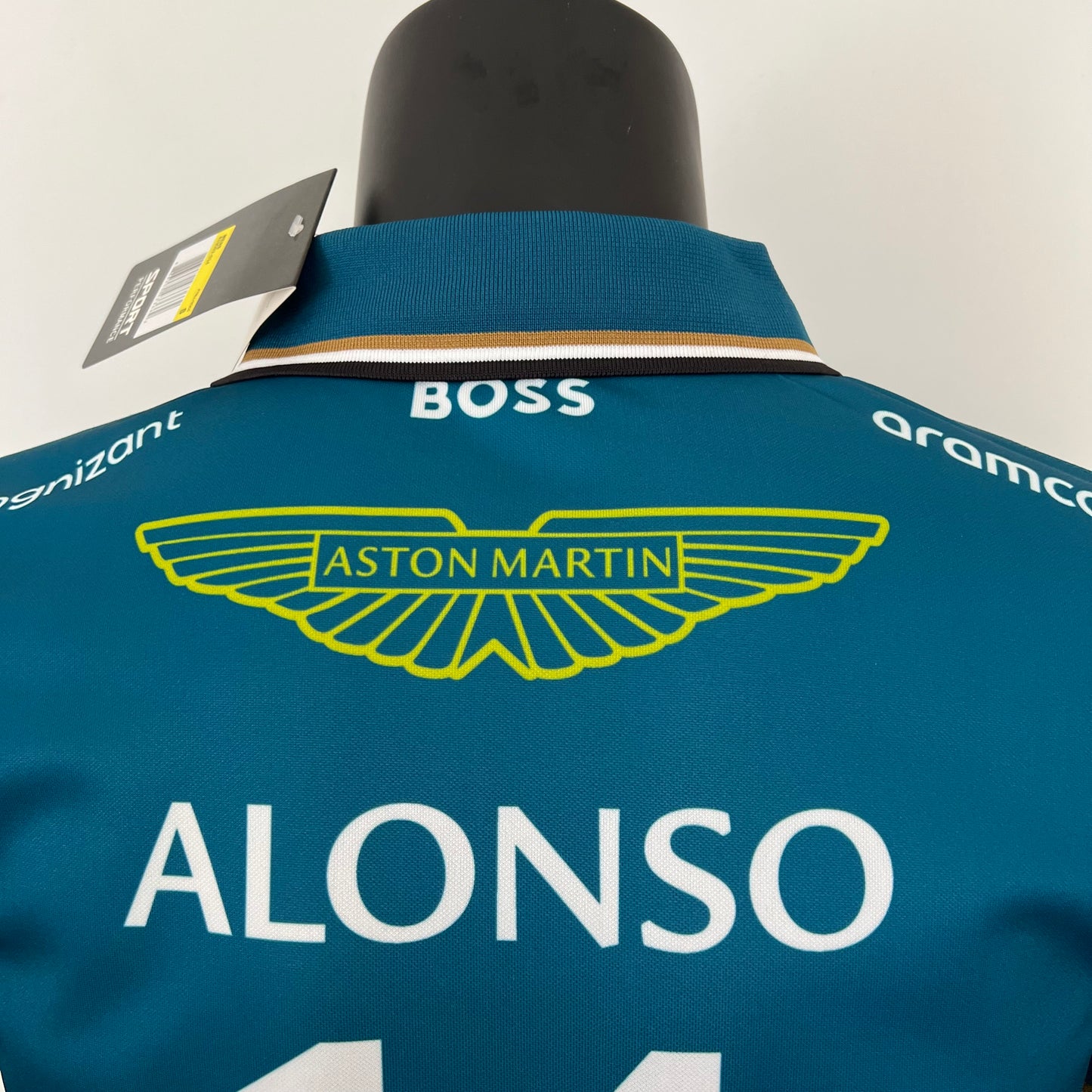 Aston Martin F1 2023 Polo – Player Fit – Alonso #14 | Teal