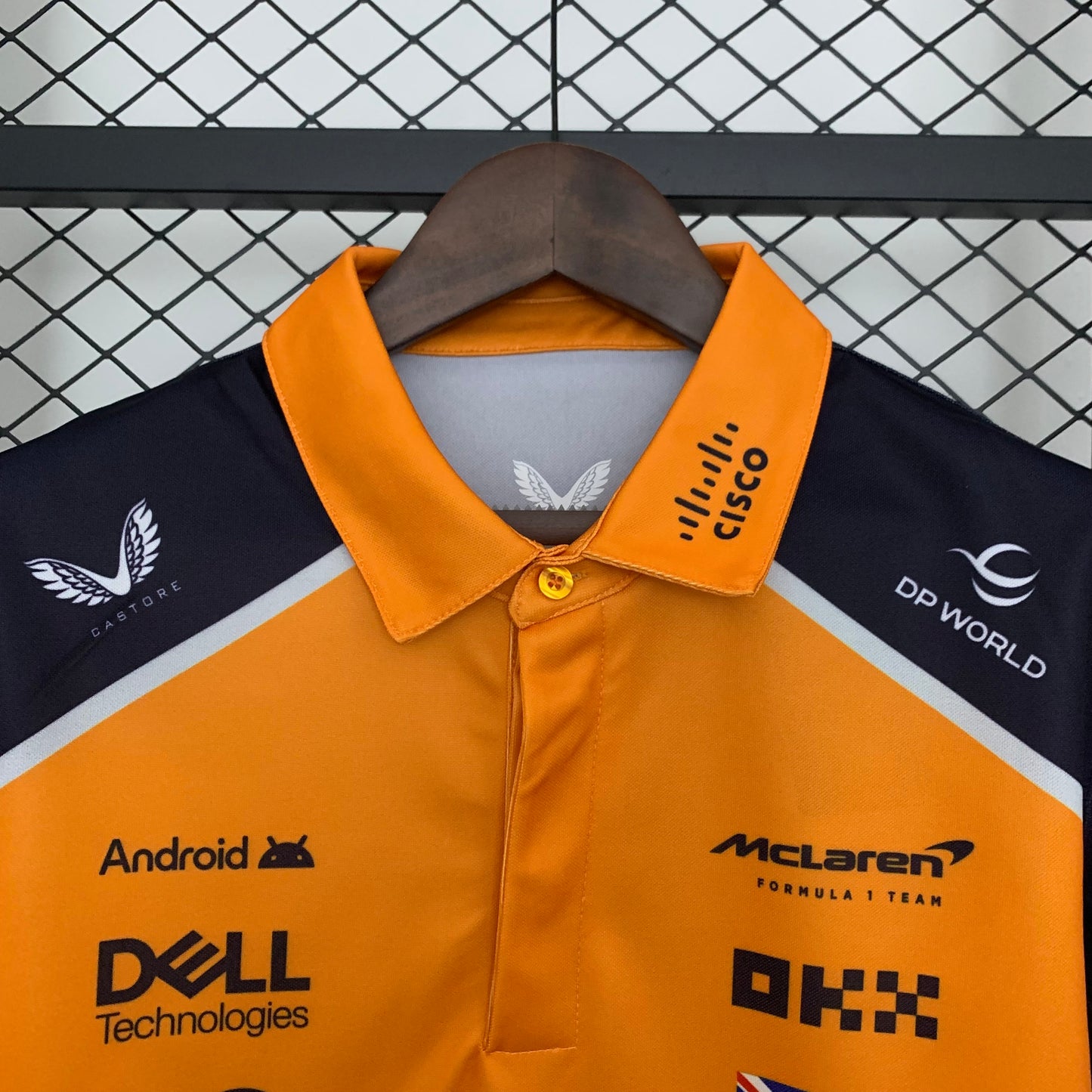 McLaren F1 2023 Polo – Team UK Edition | Papaya Orange